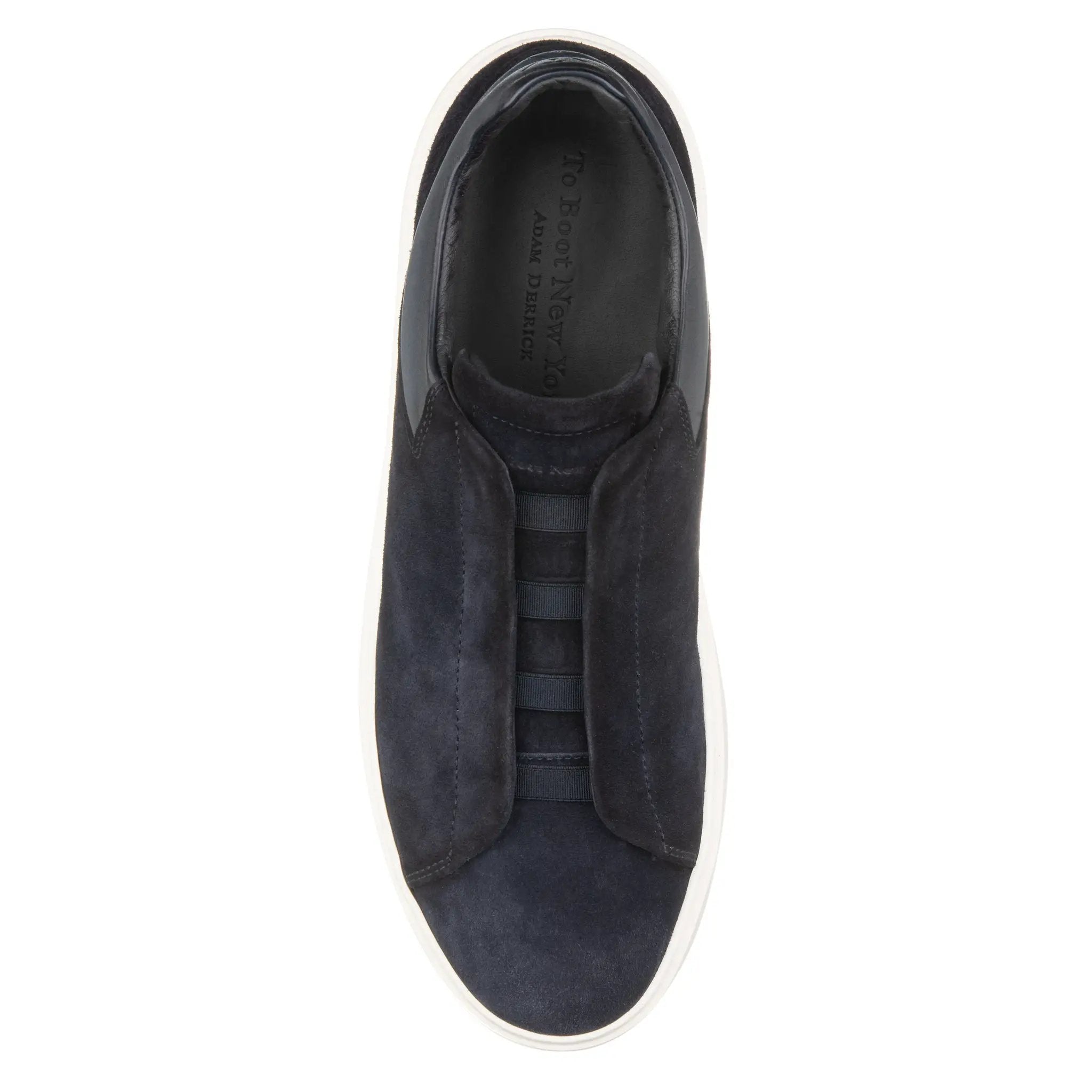 Campion Navy Blue Aero Suede Slip-On Sneaker by To Boot New York