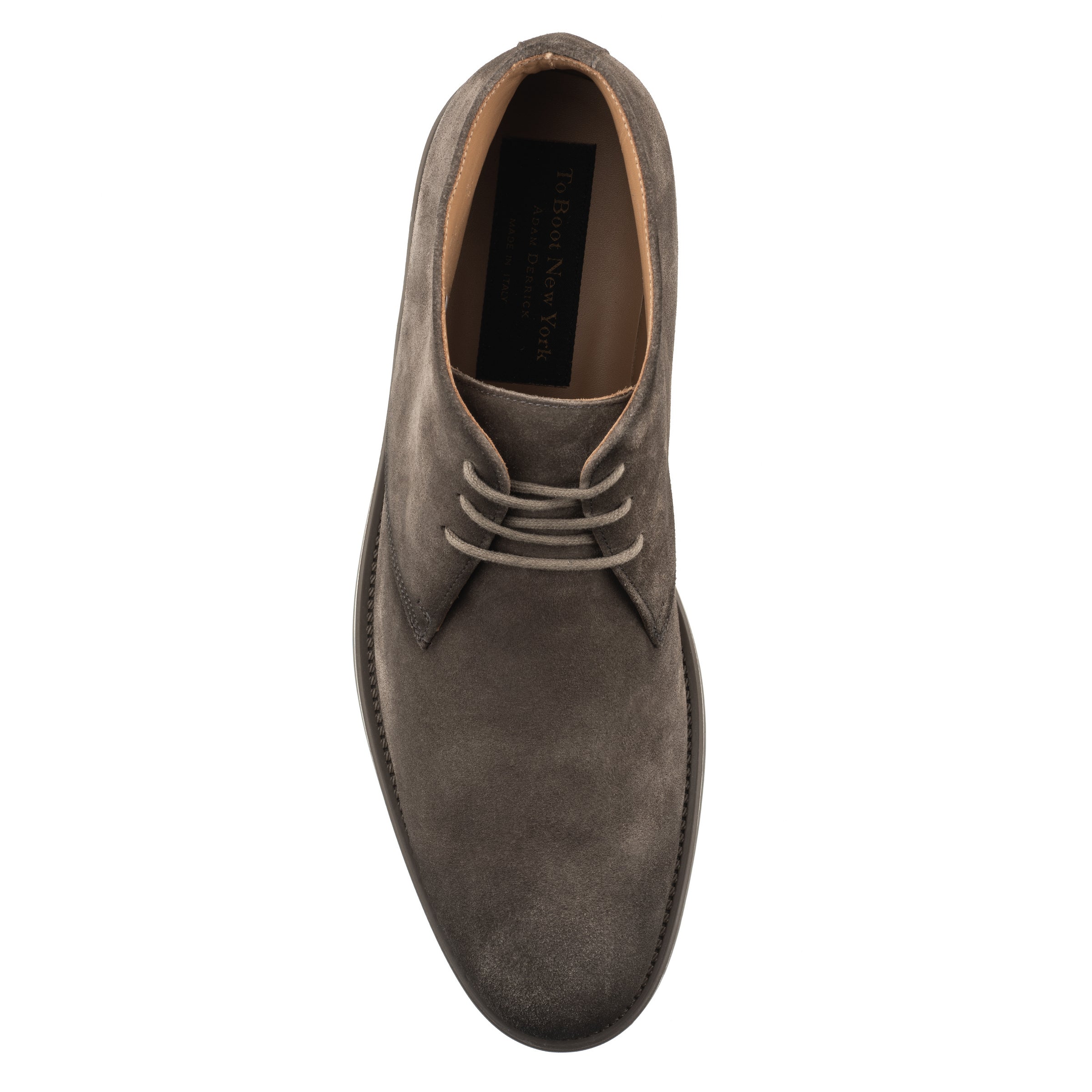 Cape Cod Grey Suede Chukka Boot With Aerograph Detail