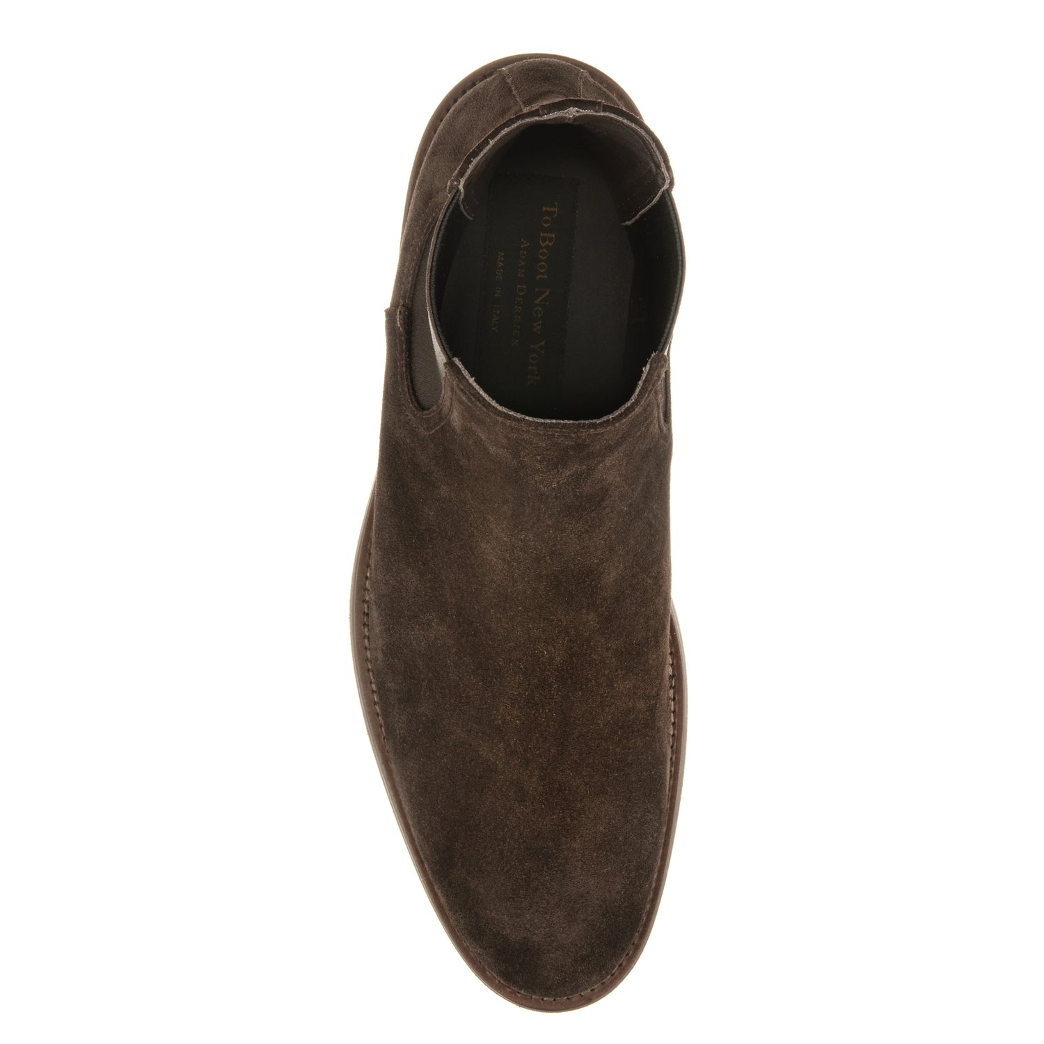 Whitman Dark Brown Suede Chelsea Boot