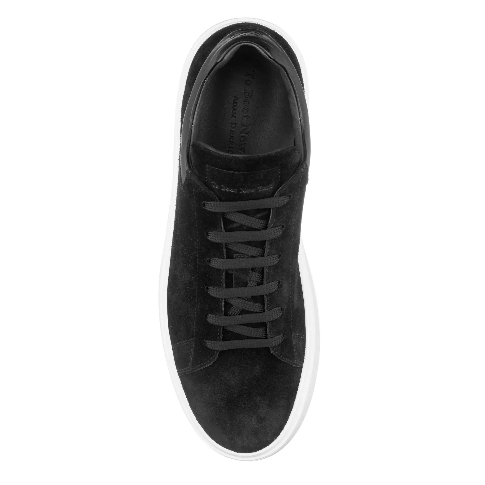 Rocco Black Calf Suede Sneaker by To Boot New York