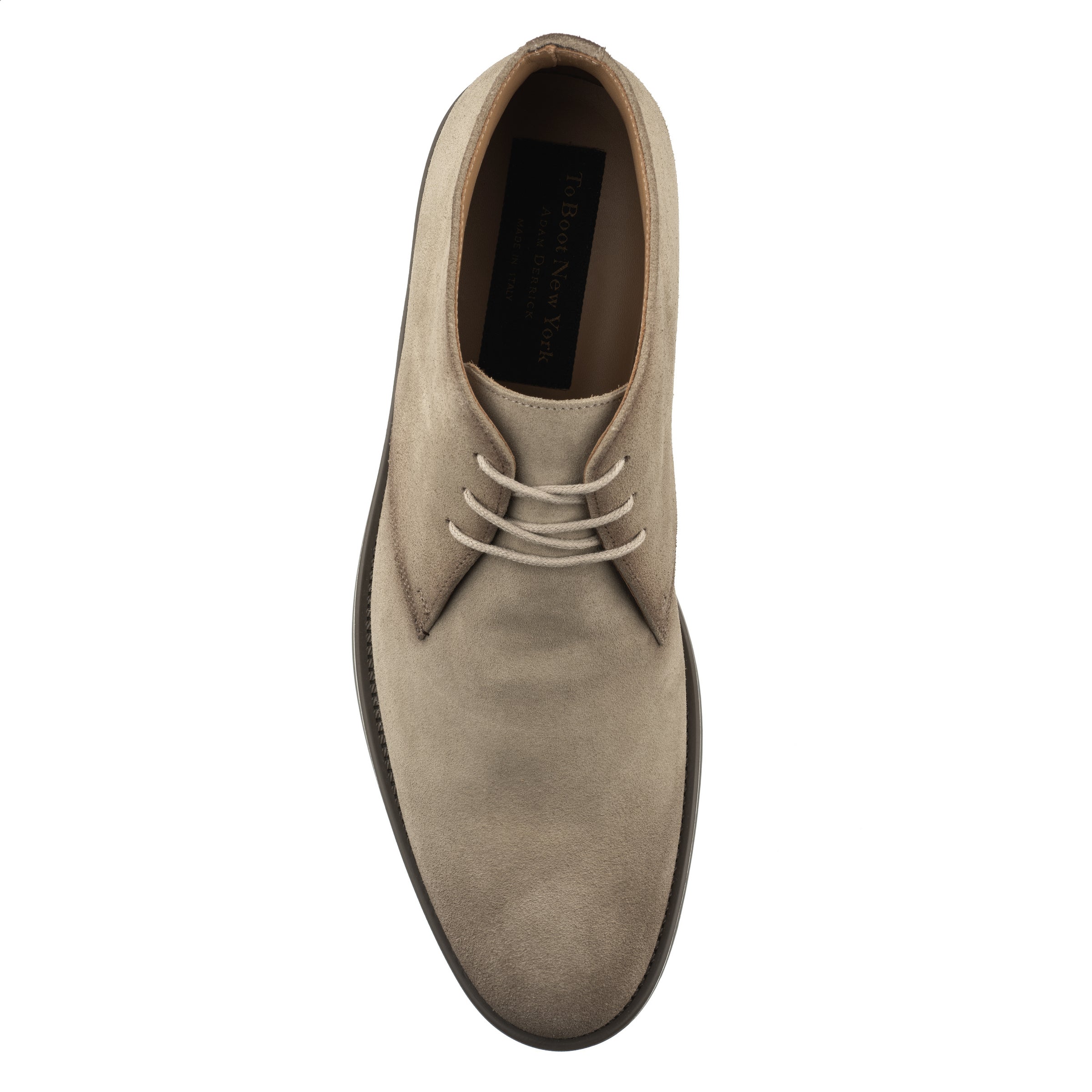 Cape Cod Taupe Suede Chukka Boot With Aerograph Detail