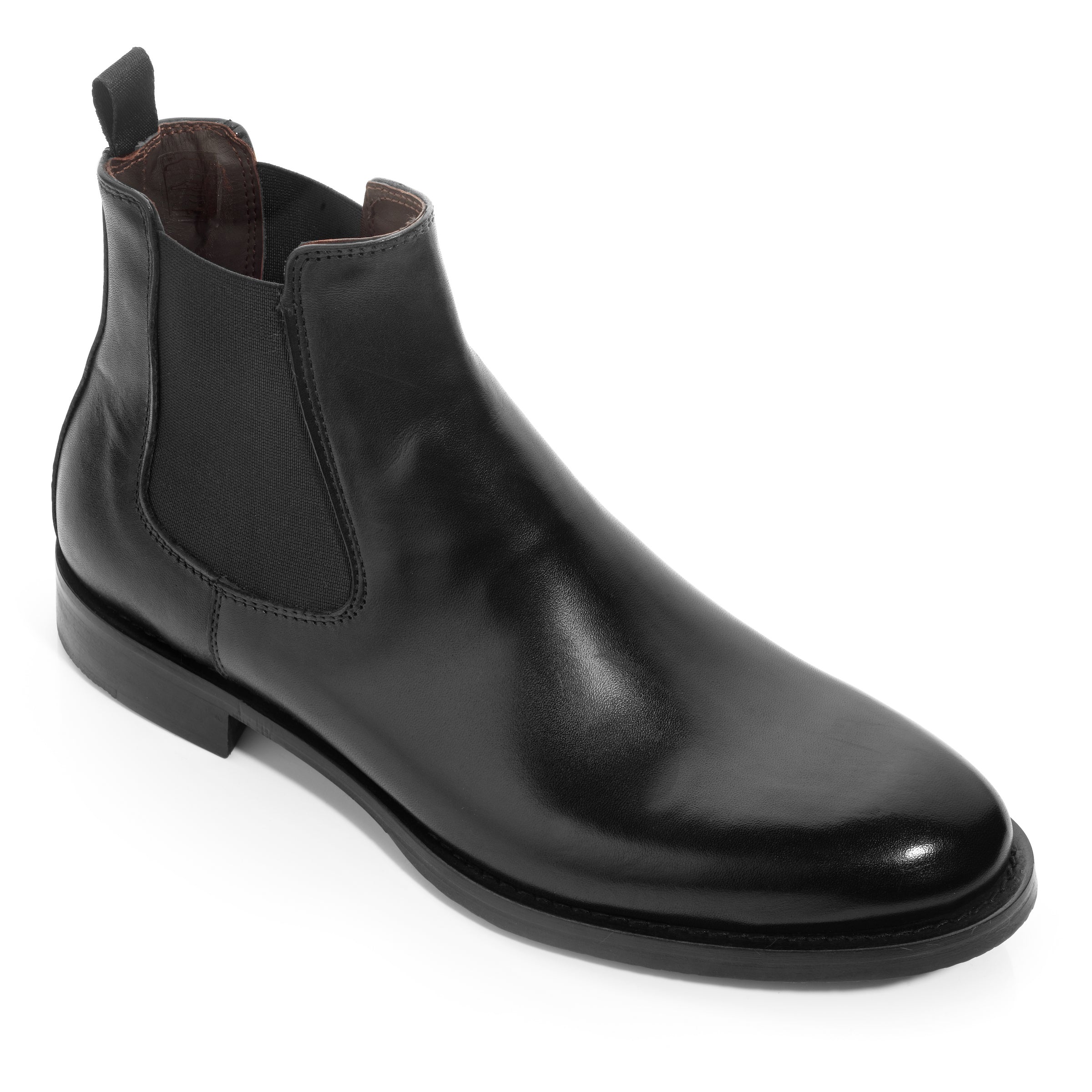 Charleston Black Calf Chelsea Boot