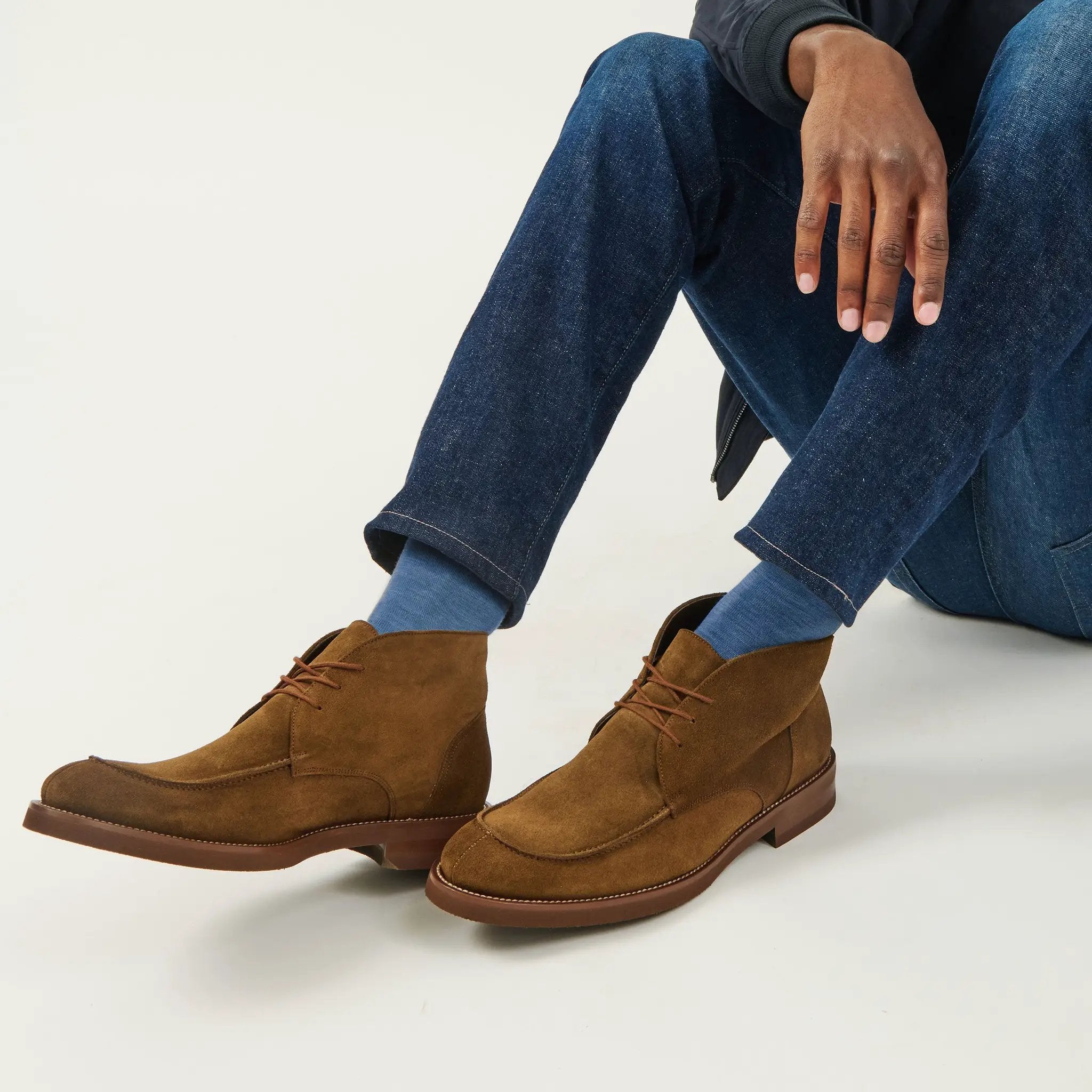 Parker Mid Brown Suede Lace Chukka Boot by To Boot New York