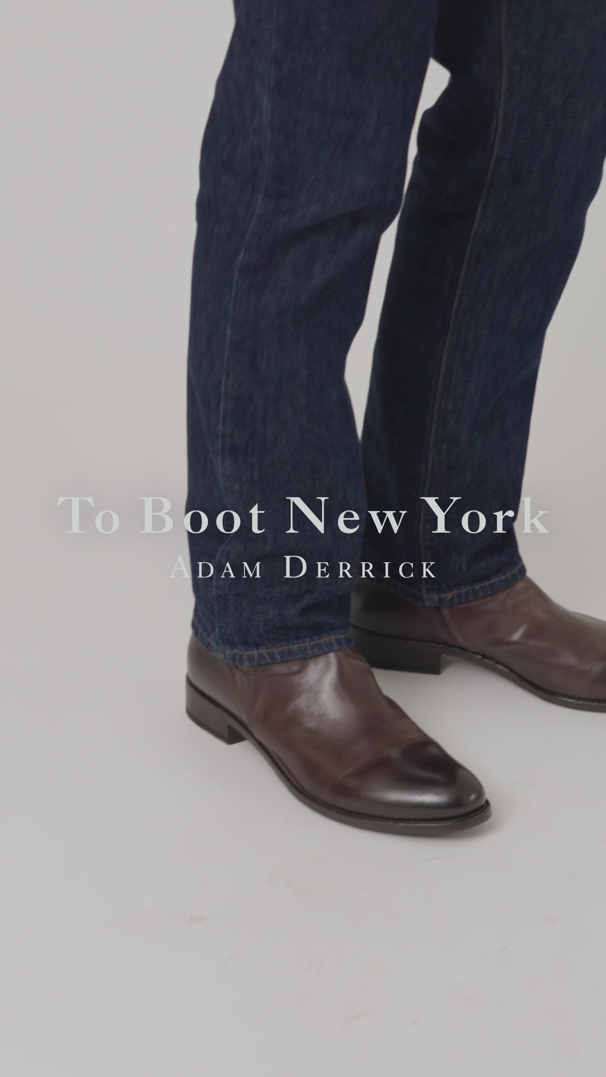 Belvedere Dark Brown Calf Leather Zip Boot