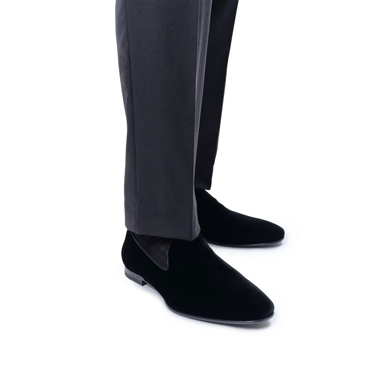 Wesley Black Velvet Formal Dress Shoe by To Boot New York