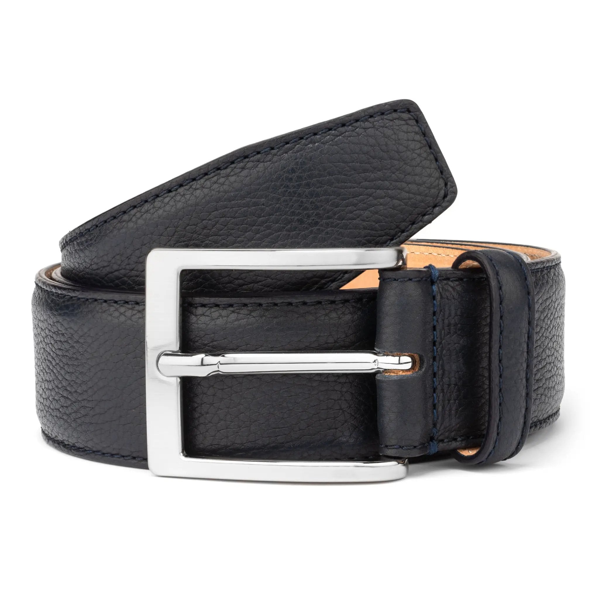 Navy Blue Grain Belt by To Boot New York