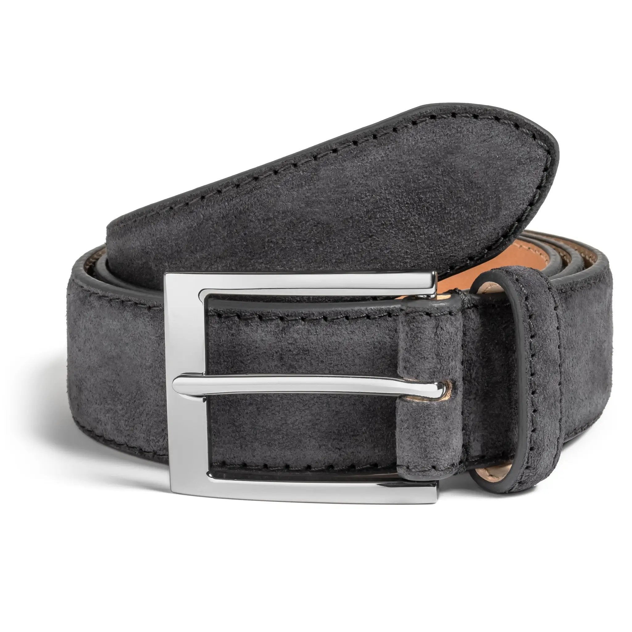 Slate Blue Suede Belt by To Boot New York