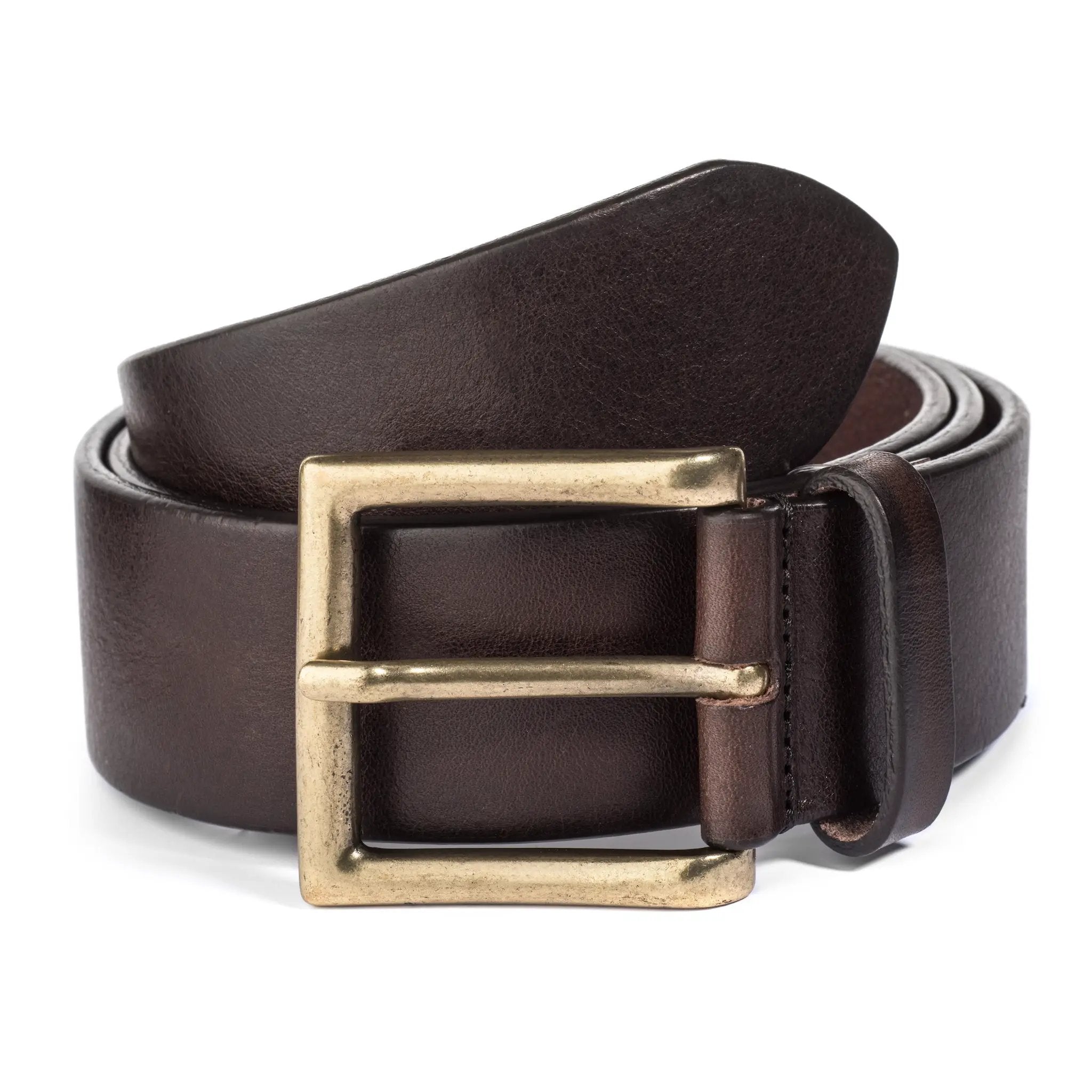 Dark Brown Casual Belt by To Boot New York