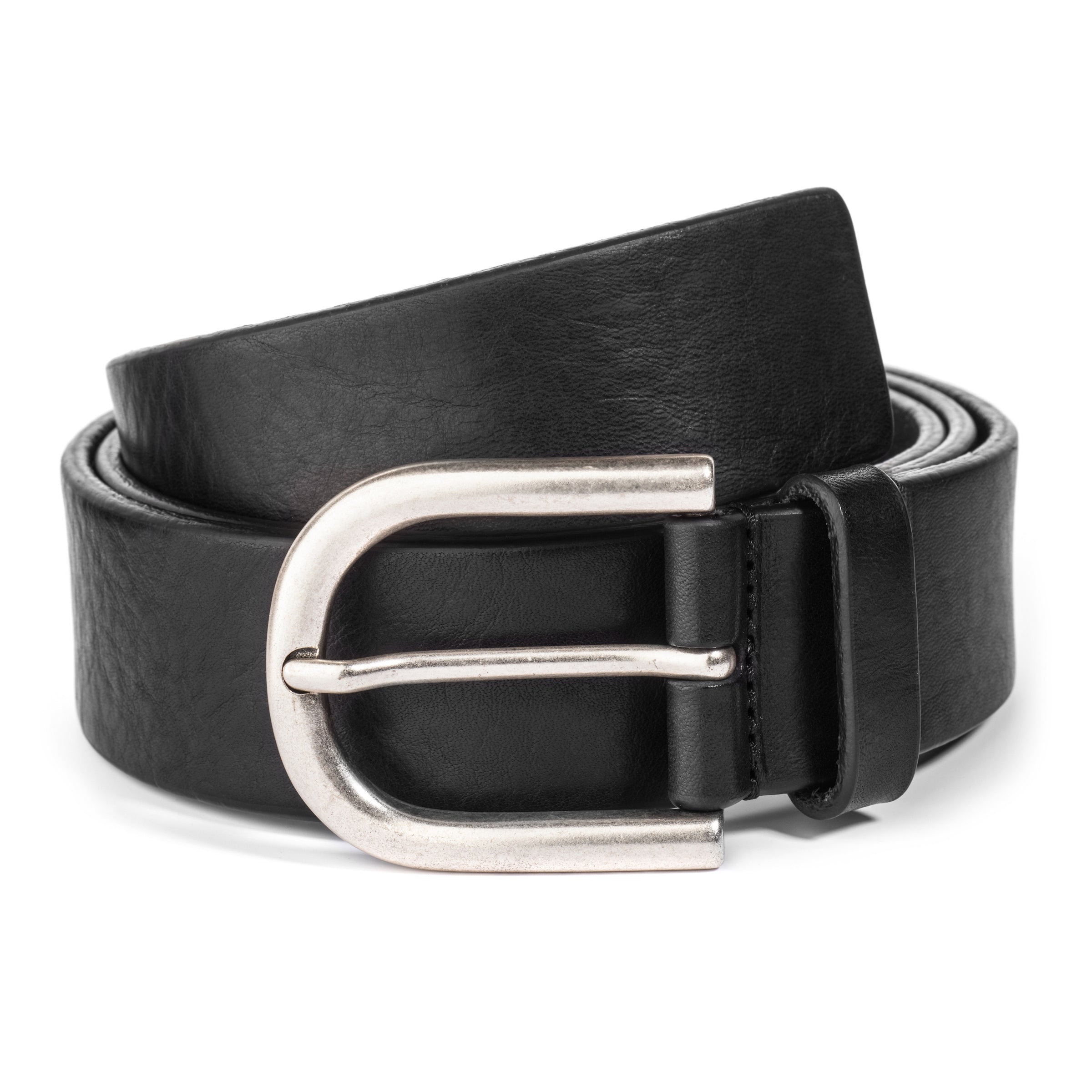 BLACK OVAL BUCKLE