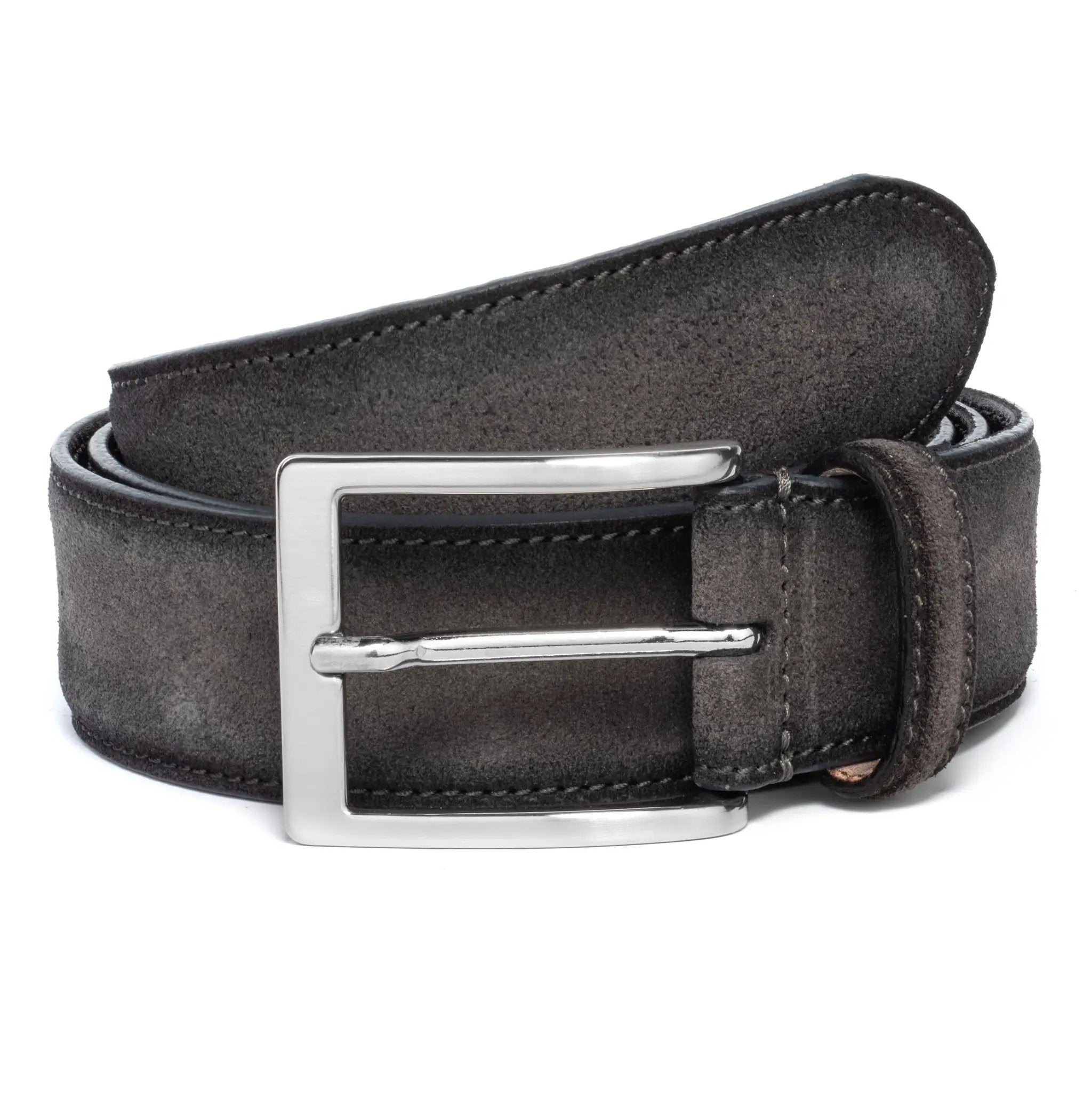 Grey Aero Suede Belt by To Boot New York