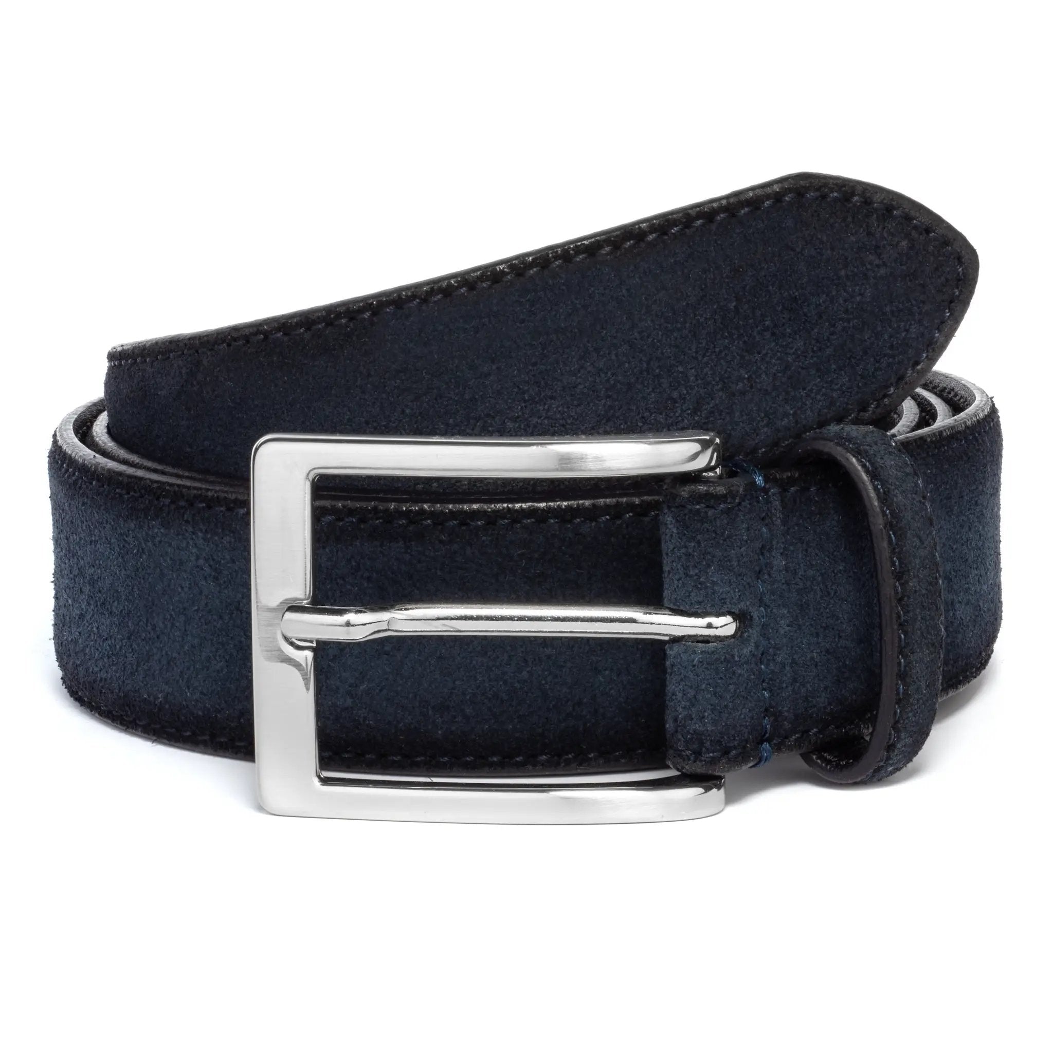 Navy Aero Suede Belt by To Boot New York