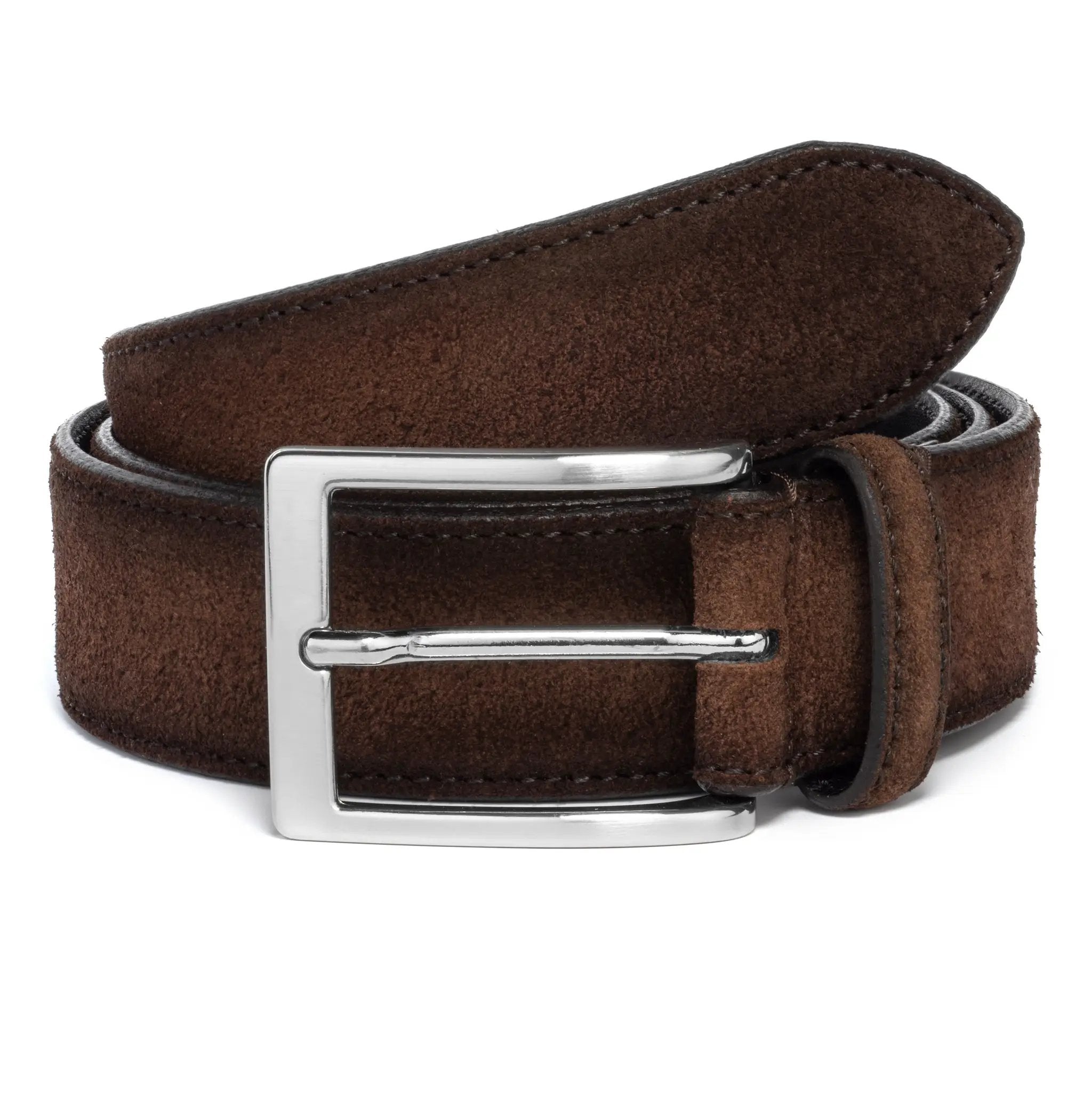 Brown Aero Suede Belt by To Boot New York