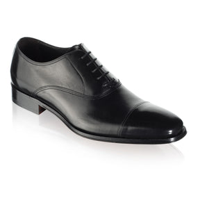 Aidan Black Cap Toe Oxford