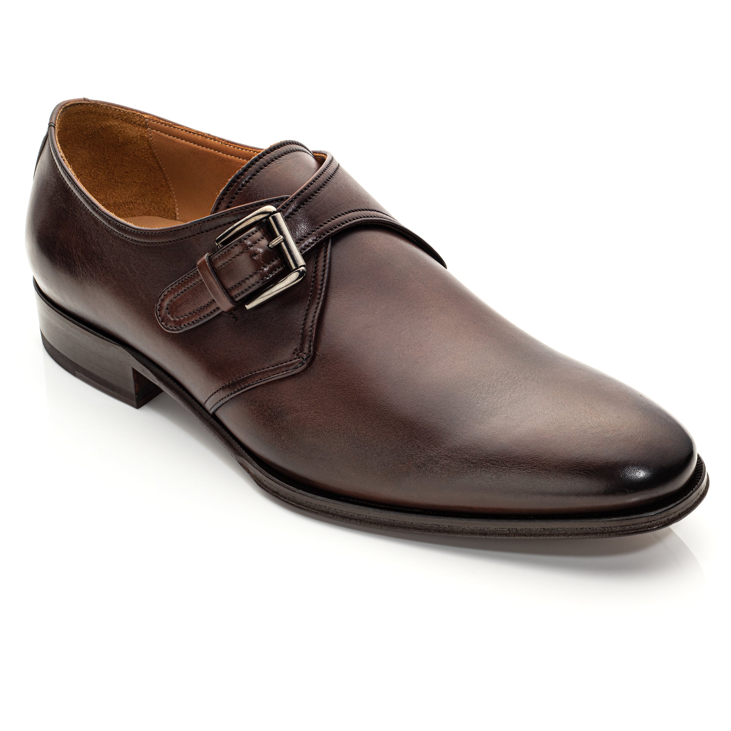 Conner Dark Brown Calf Monkstrap