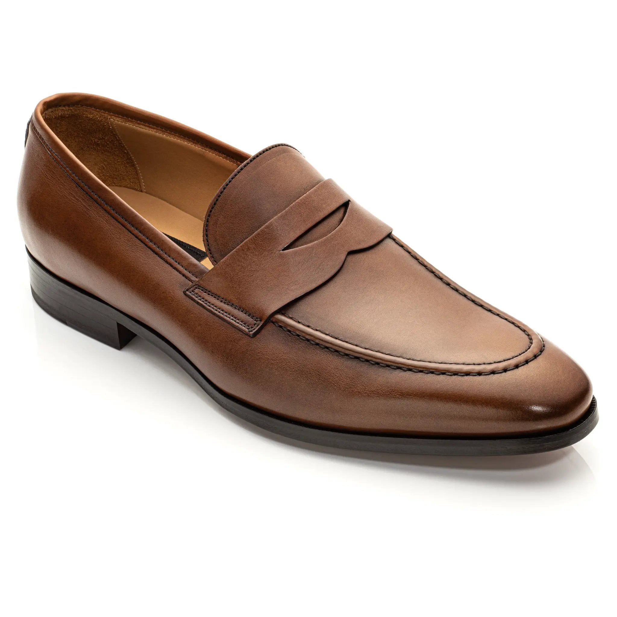 Tesoro Cognac Calf Slip-On Penny Loafer by To Boot New York
