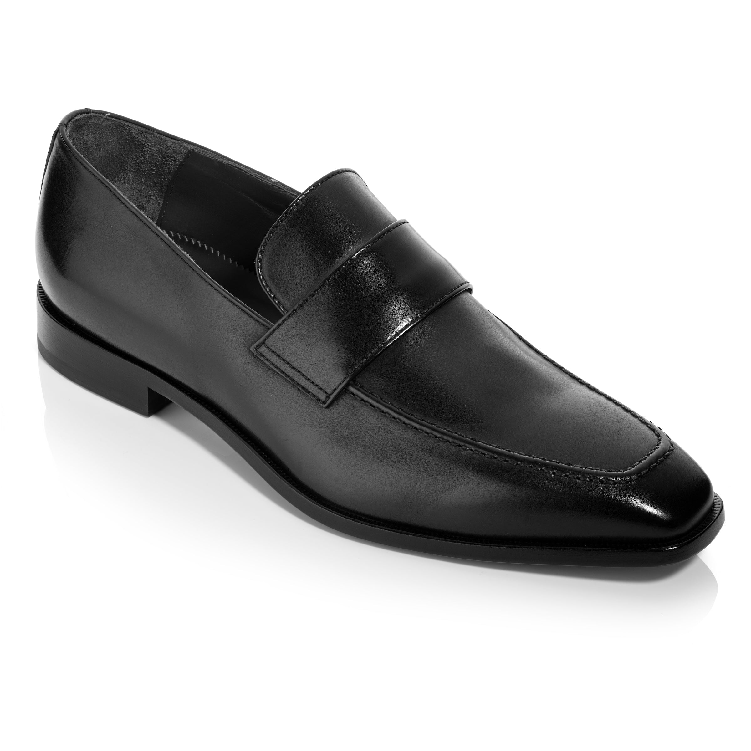 Procida Black Calf Slip On