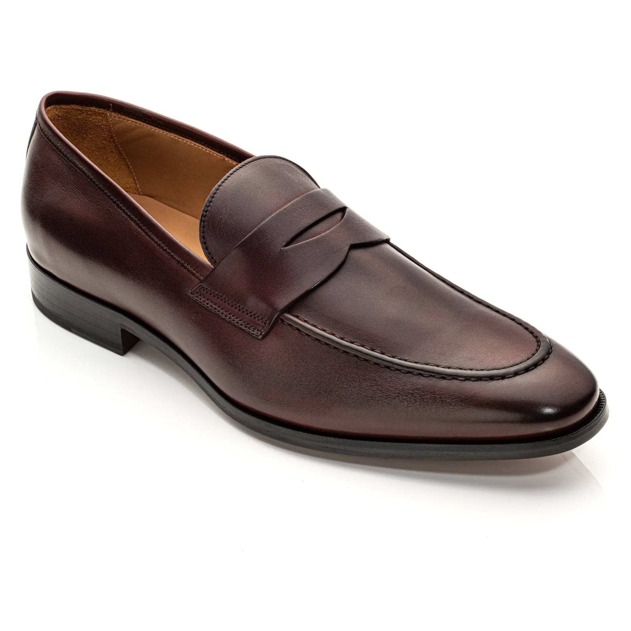 Tesoro Bordeaux Calf Slip-On Penny Loafer by To Boot New York