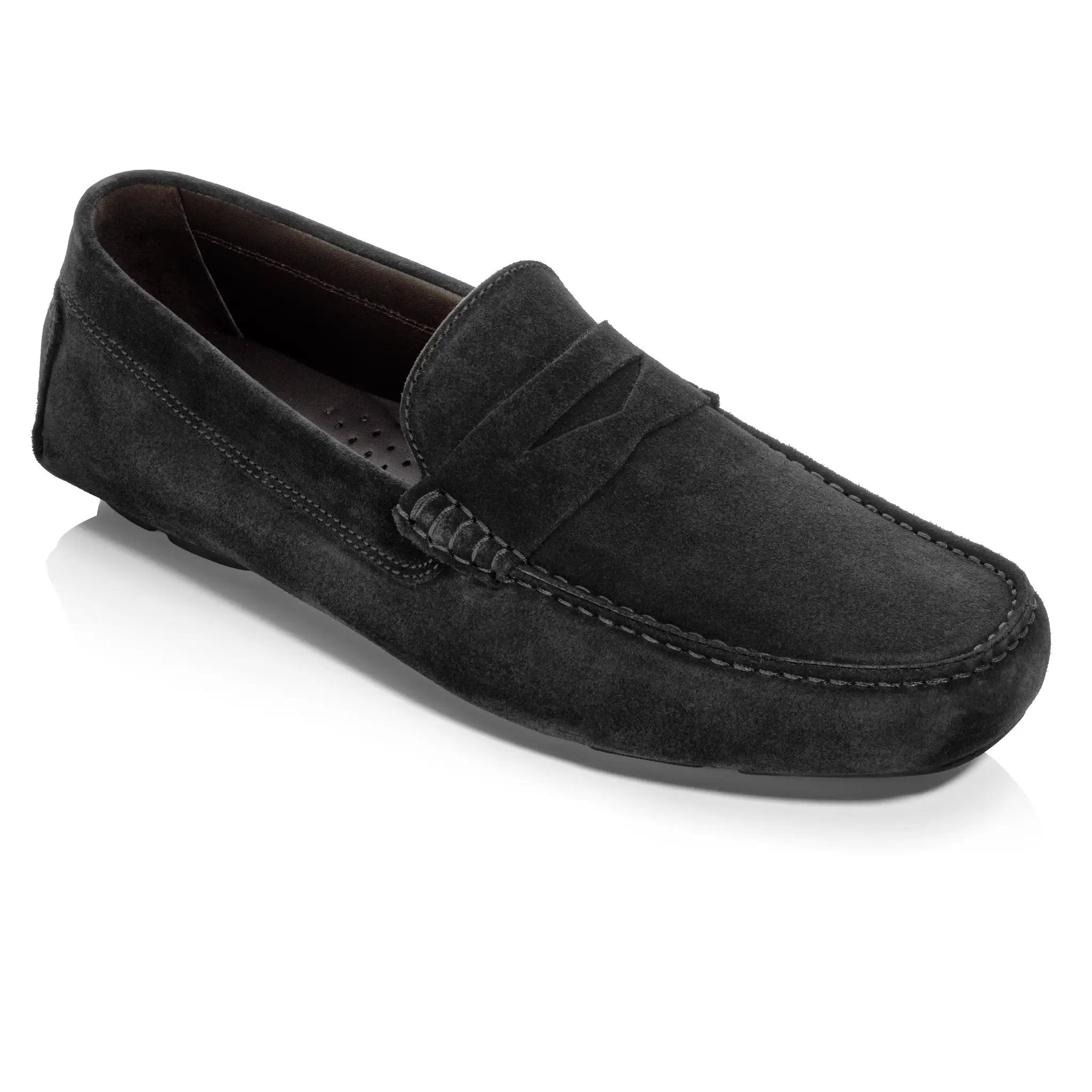 Mitchum Black Suede Driving Shoe by To Boot New York