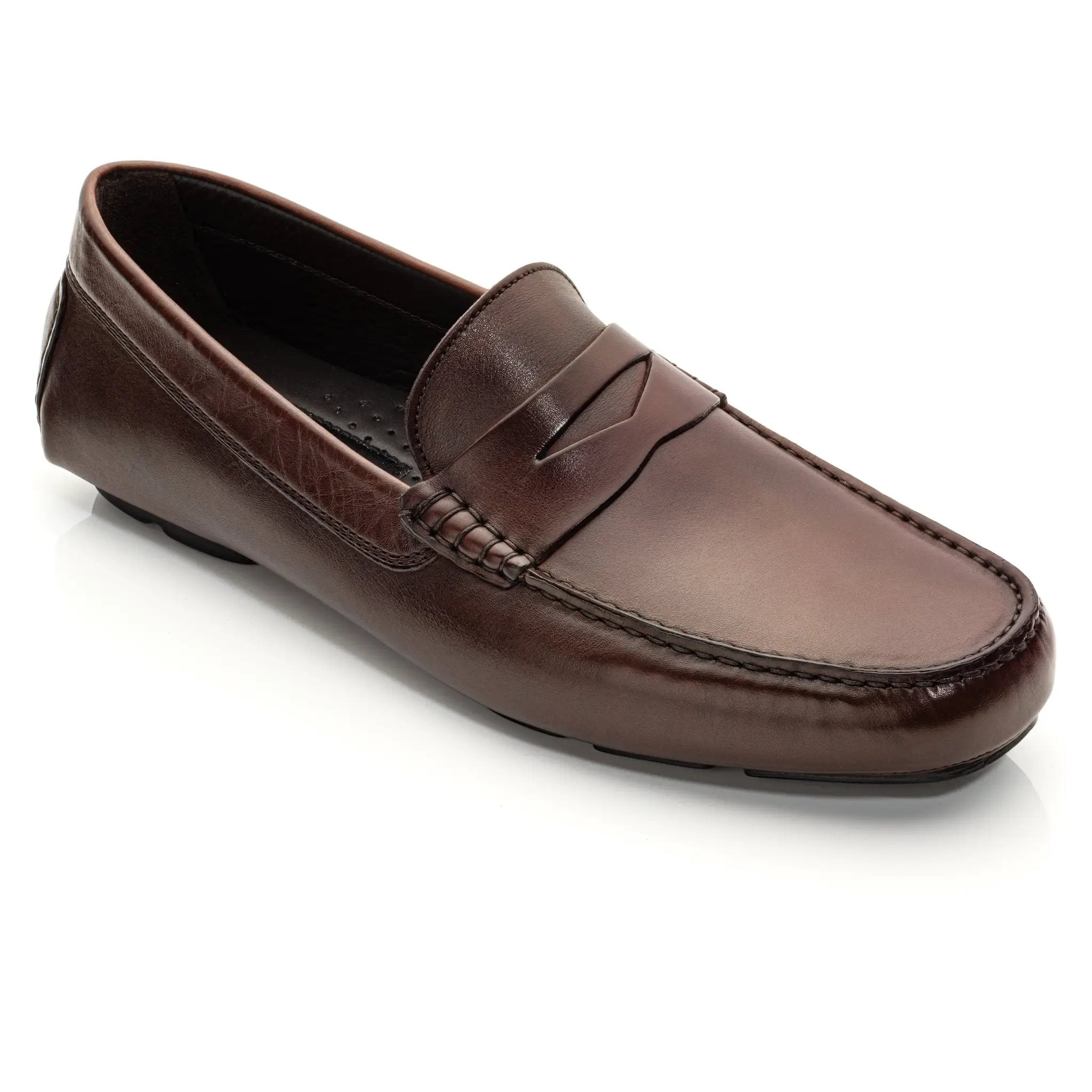 Palo Alto Dark Brown Penny Driving Loafer by To Boot New York