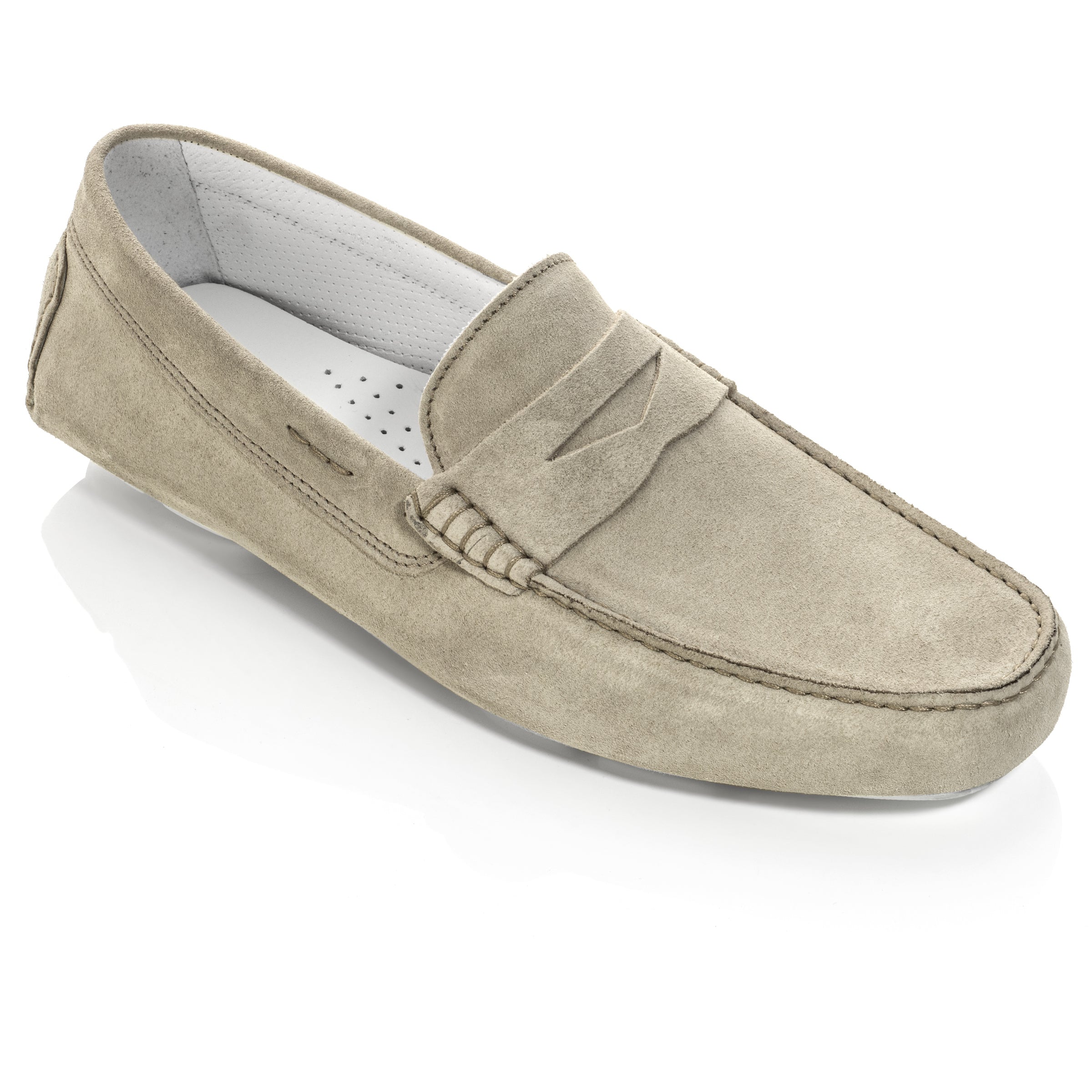 Idris Sand Suede Driving Shoe