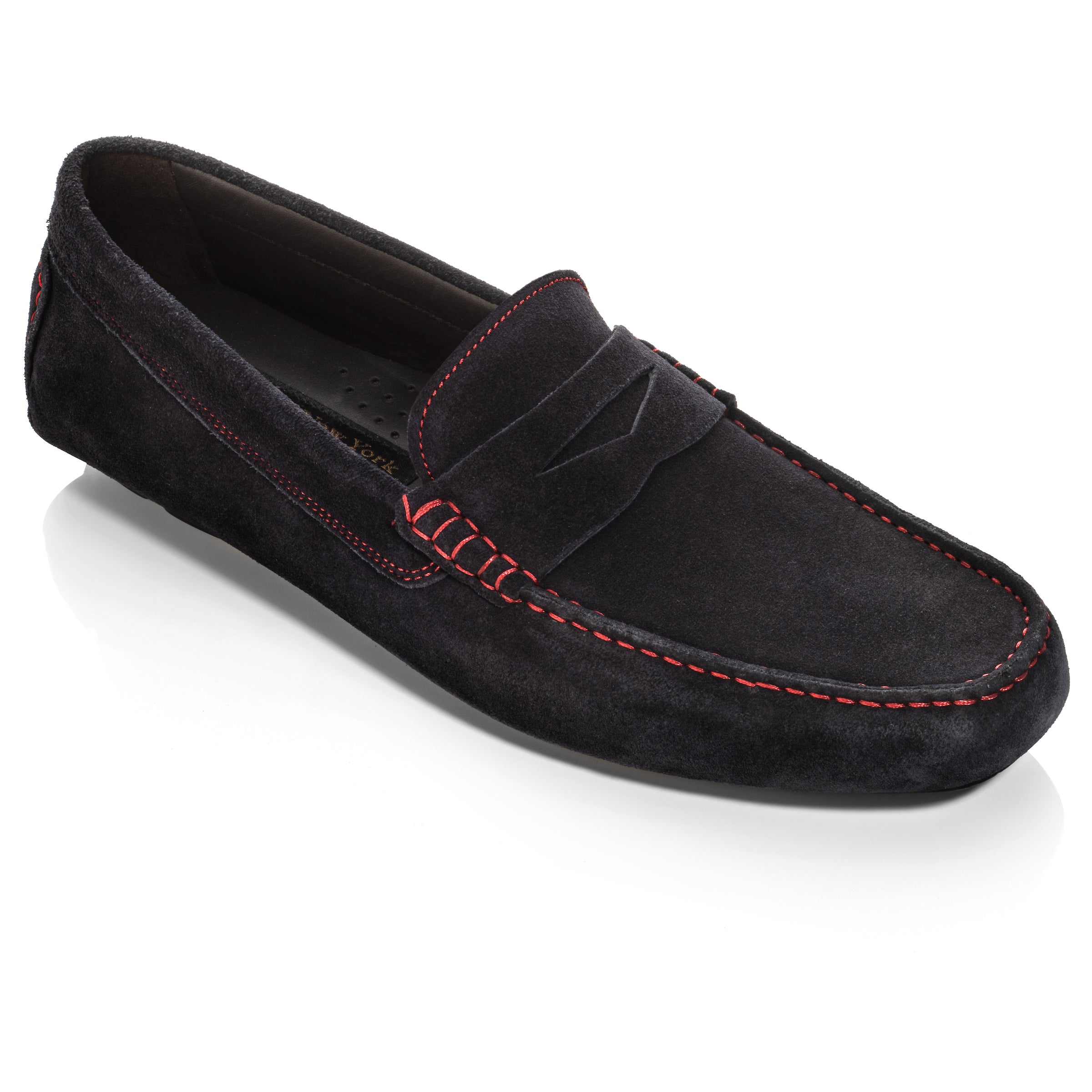 Driver Black Suede/Red
