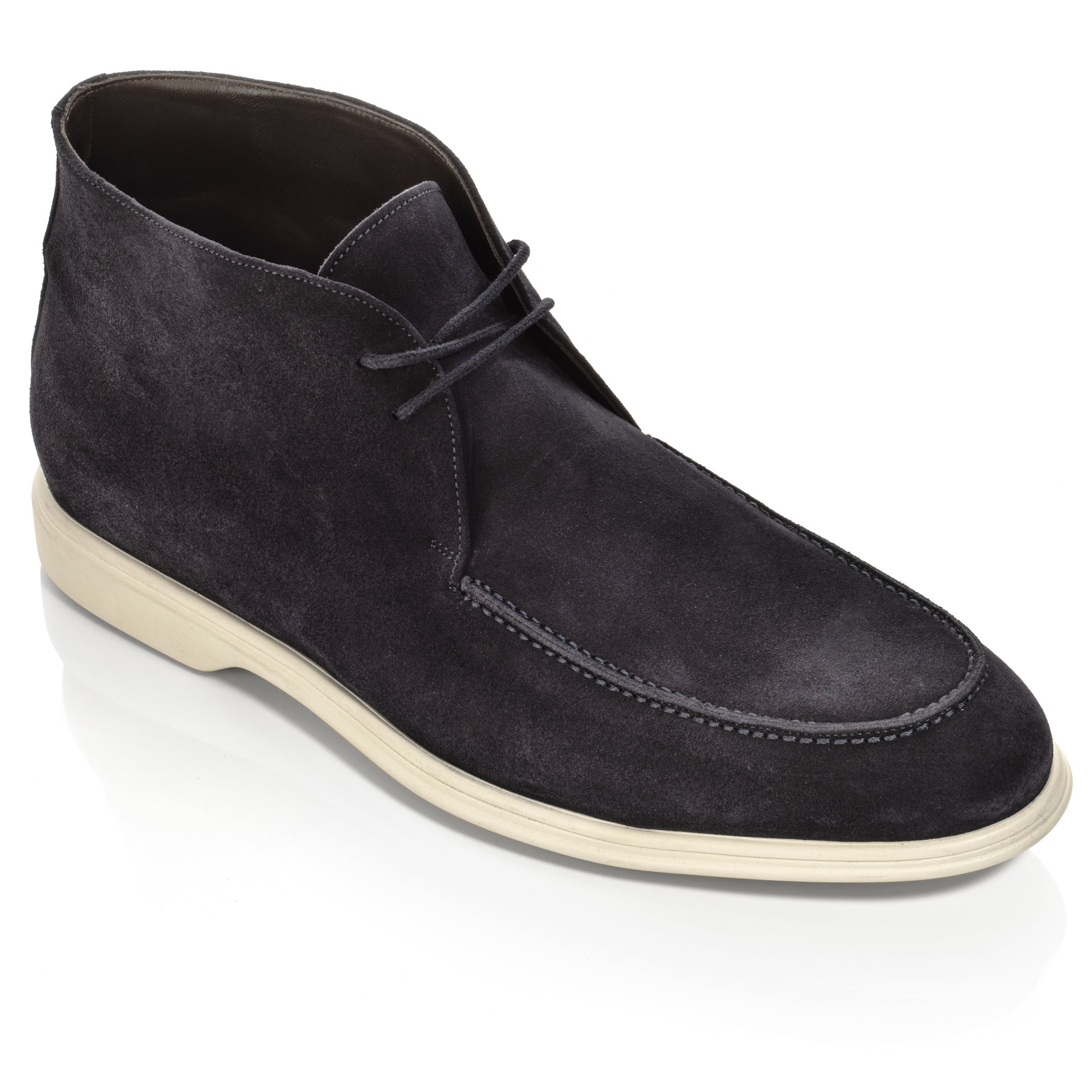 Alonzo Navy Blue Suede Ankle Boot