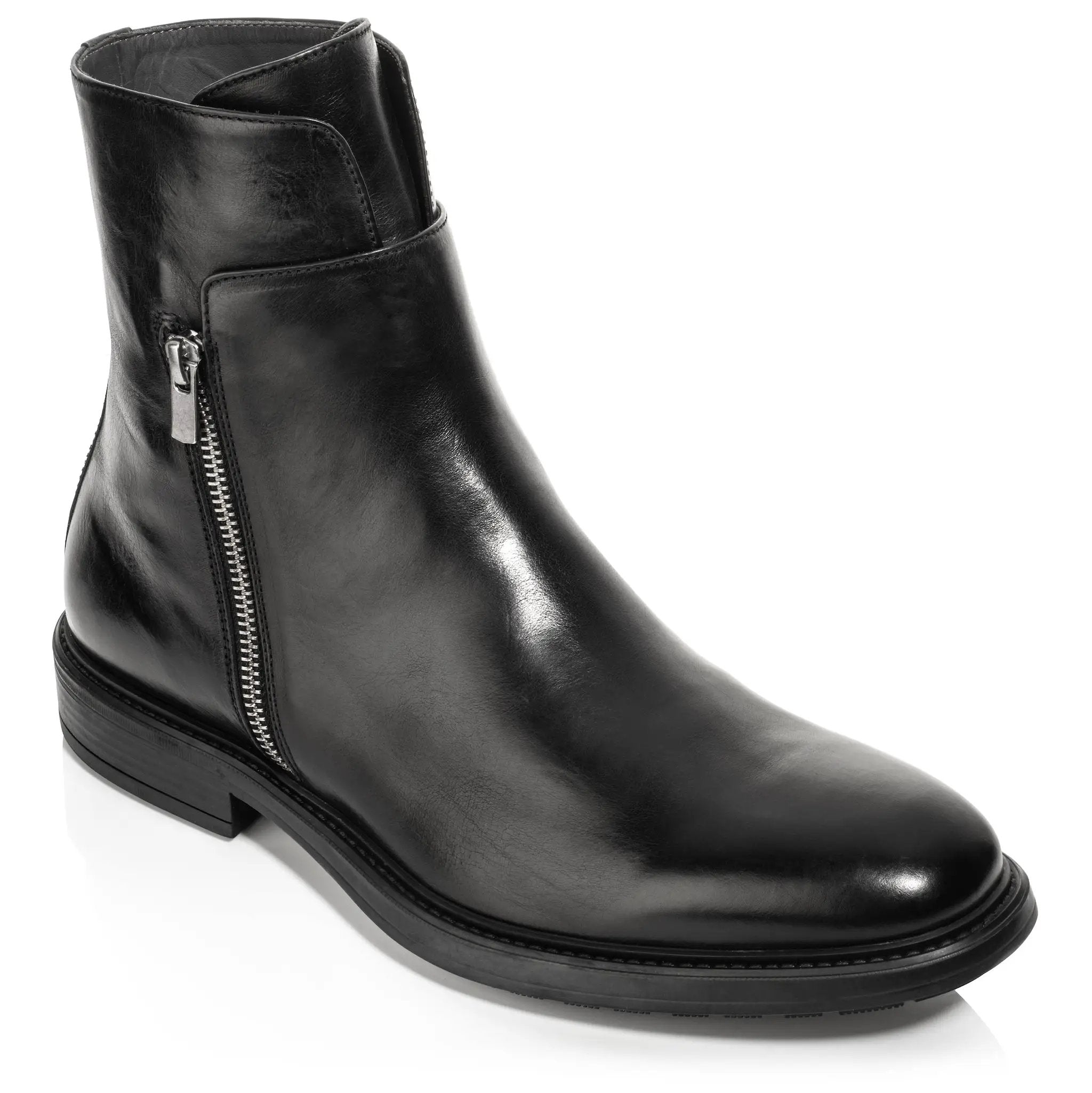Boyd Black Calf Zip Boot by To Boot New York
