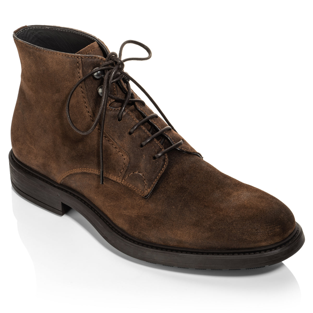 mid length brown boots