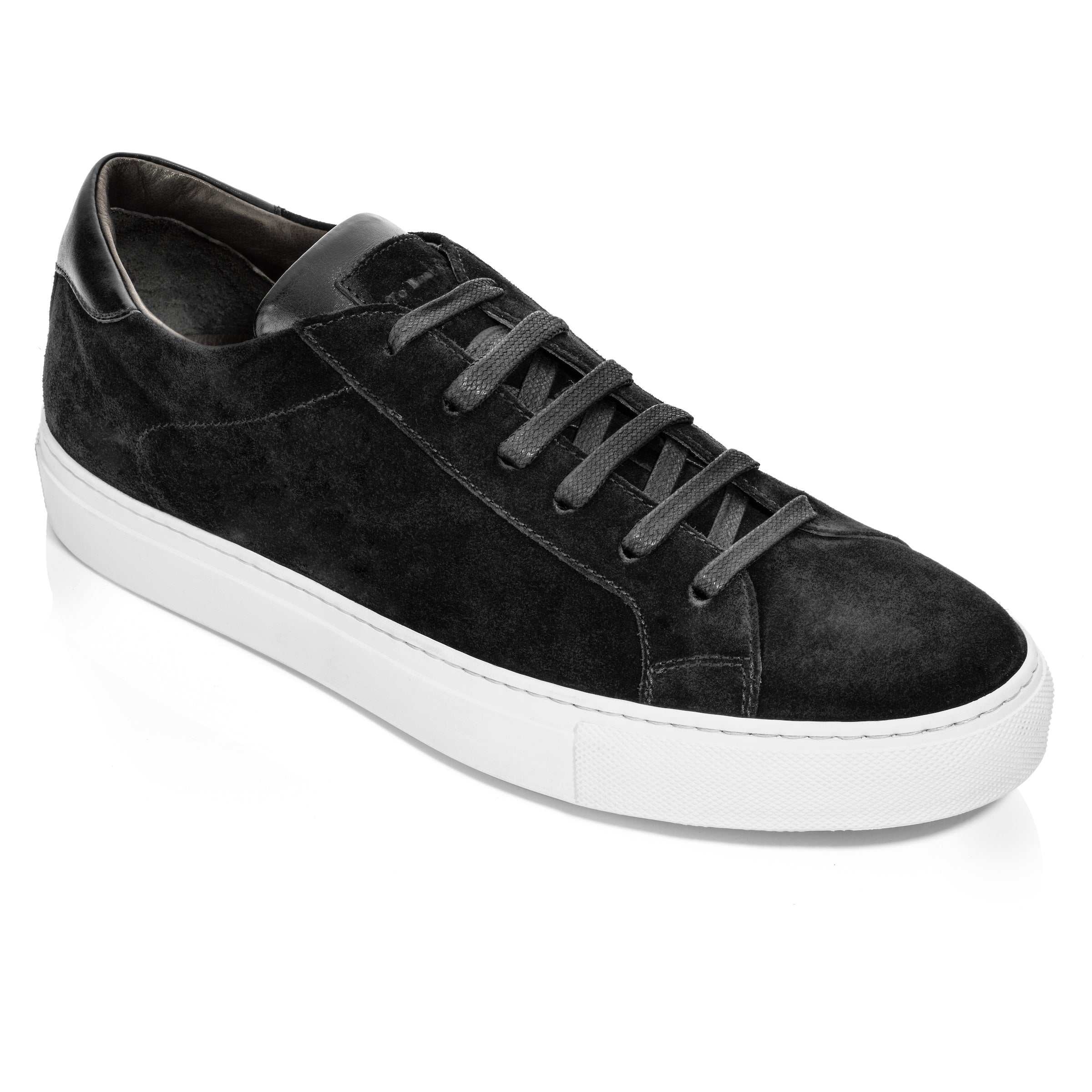 Alpha Black Suede Sneaker