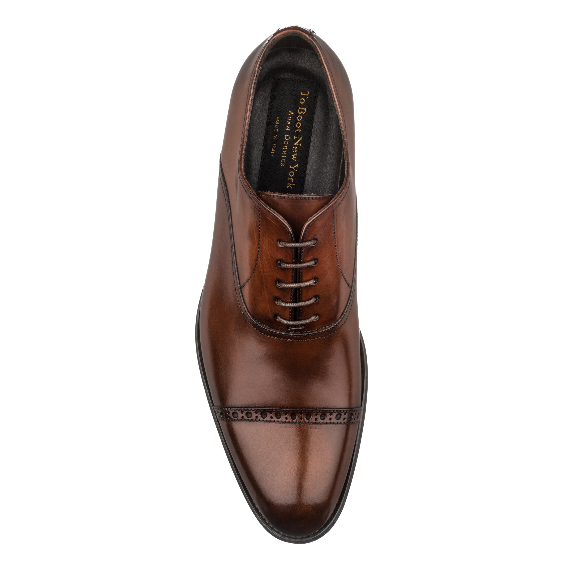 Anton Cognac Cap Toe Oxford