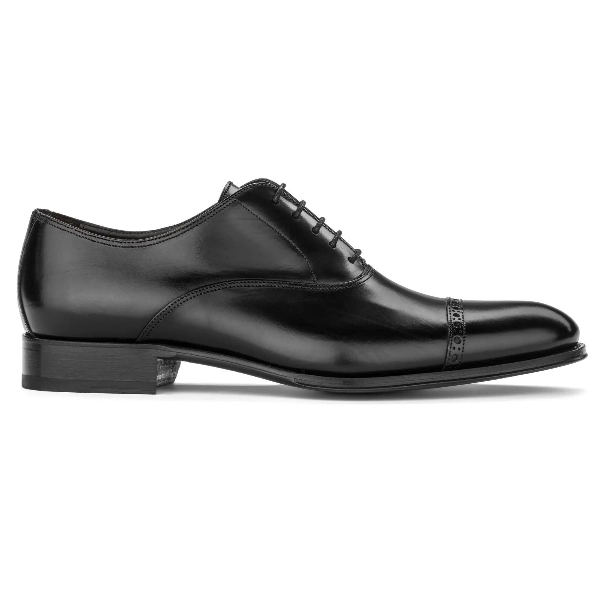 Anton Black Cap Toe Oxford by To Boot New York