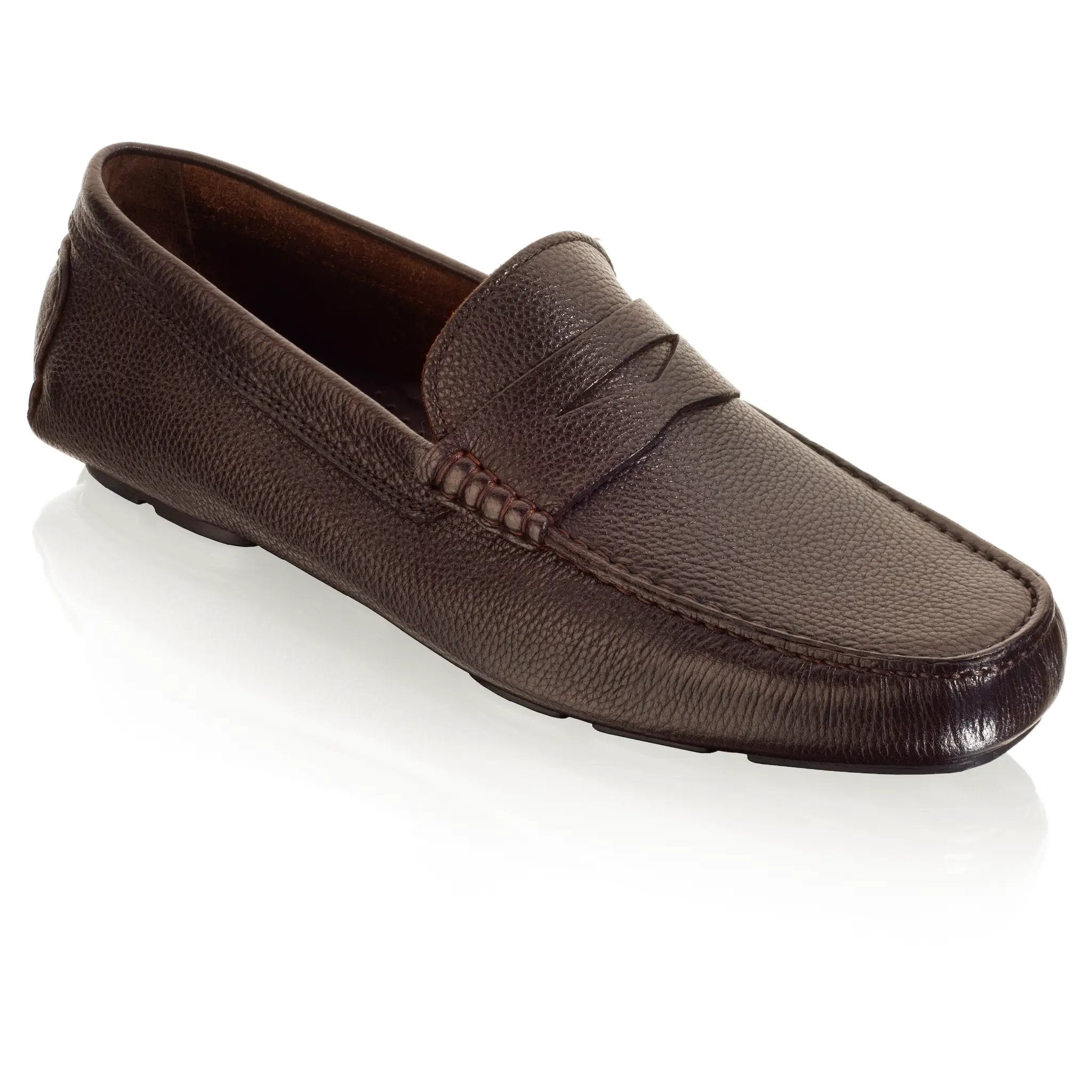 Ashbery Dark Brown Driving Shoe by To Boot New York