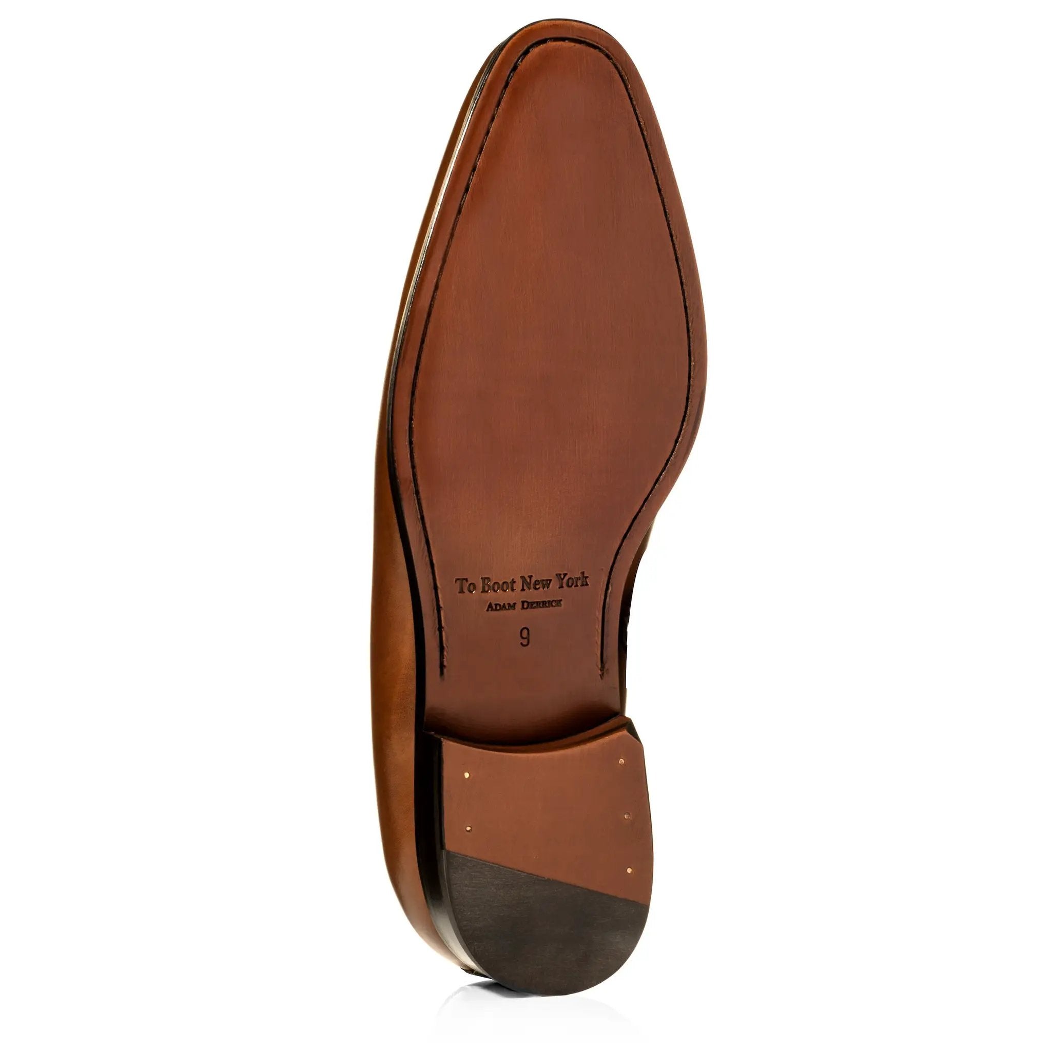 Tesoro Cognac Calf Slip-On Penny Loafer by To Boot New York