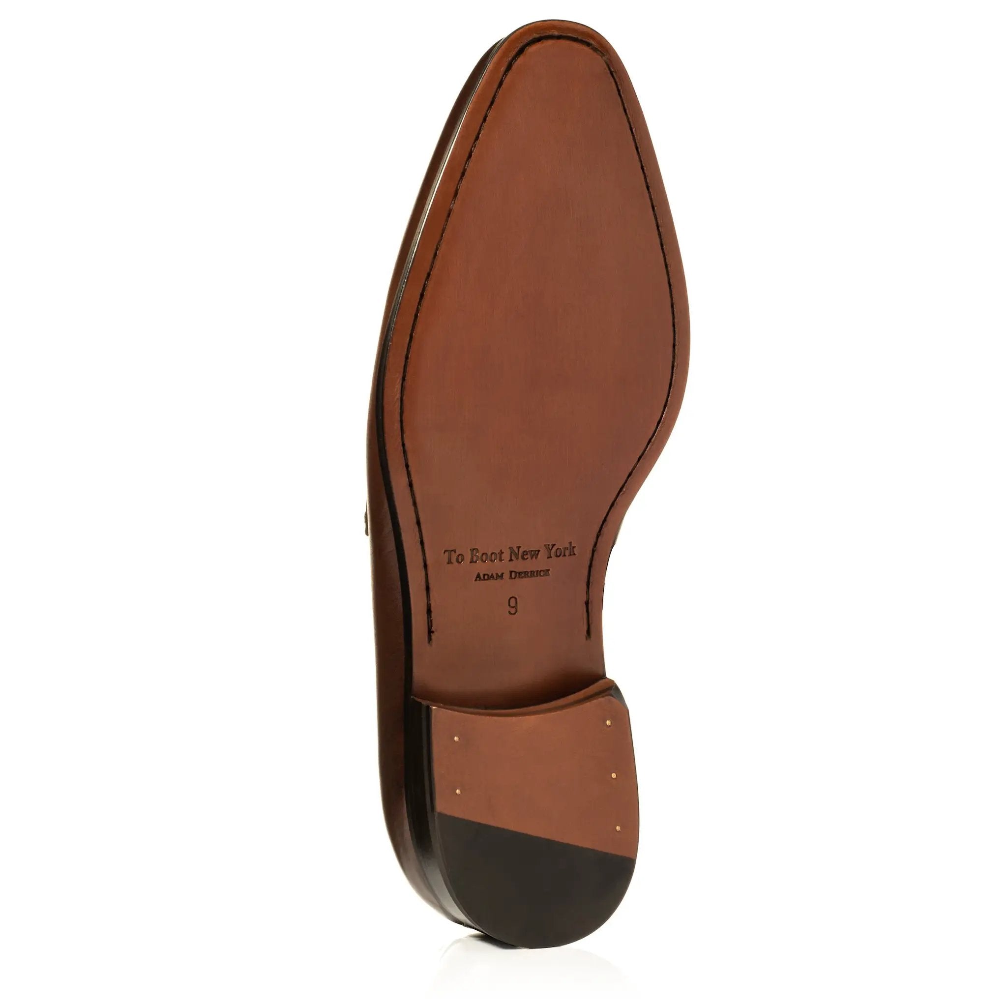 Tesoro Dark Brown Calf Slip-On Penny Loafer by To Boot New York