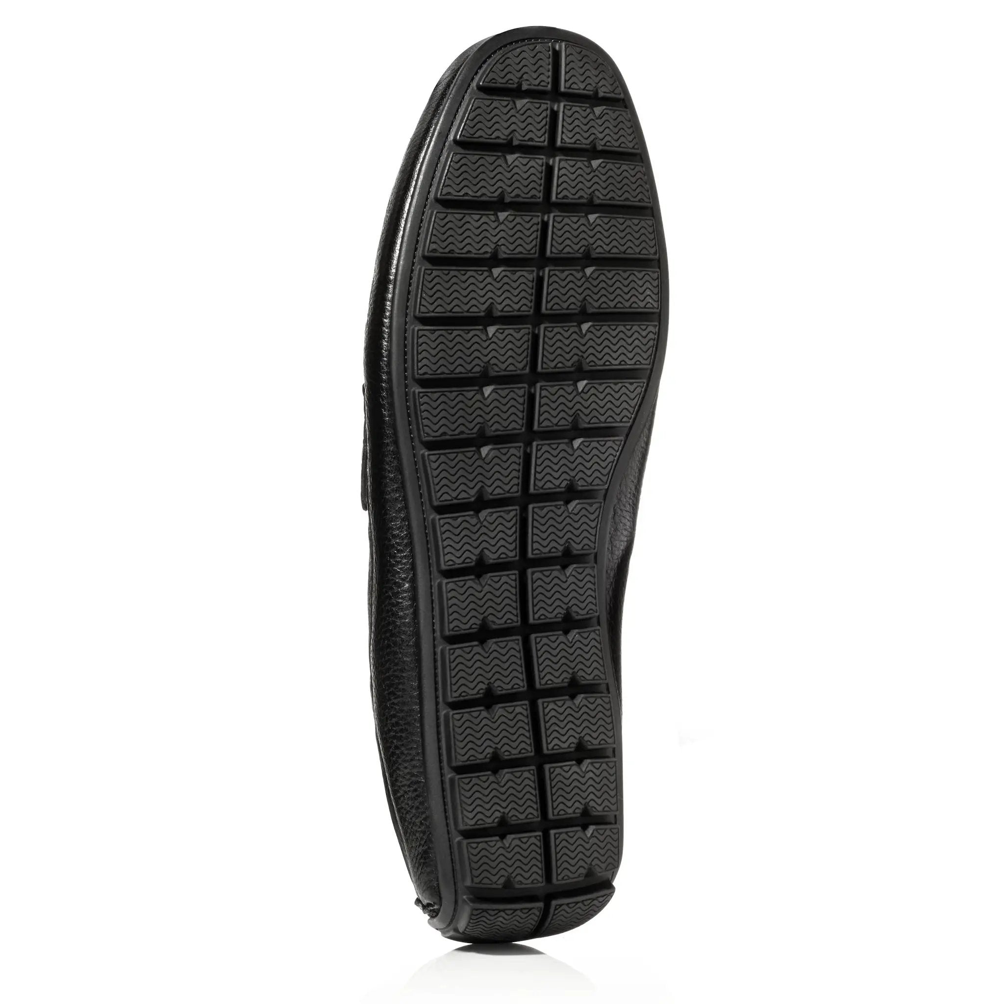 Vieques Black Deerskin Penny Driving Loafer by To Boot New York
