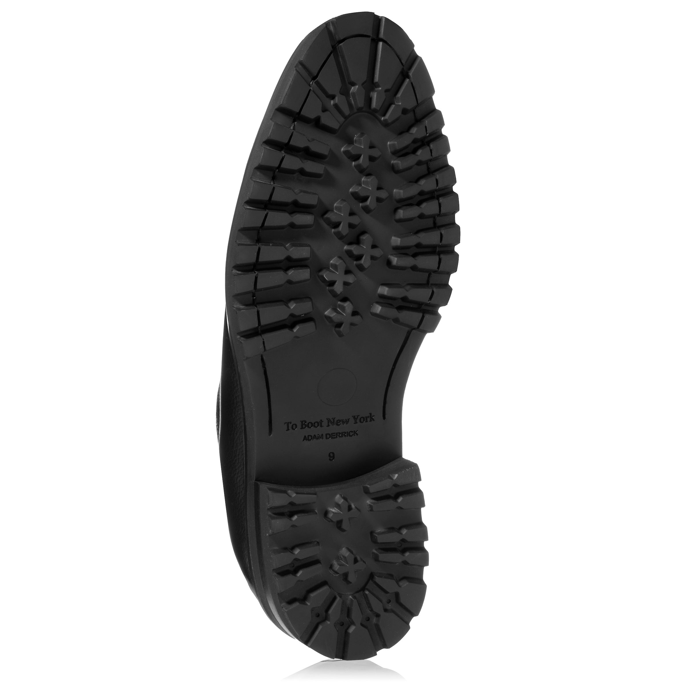 Lennard Black Textured Calf