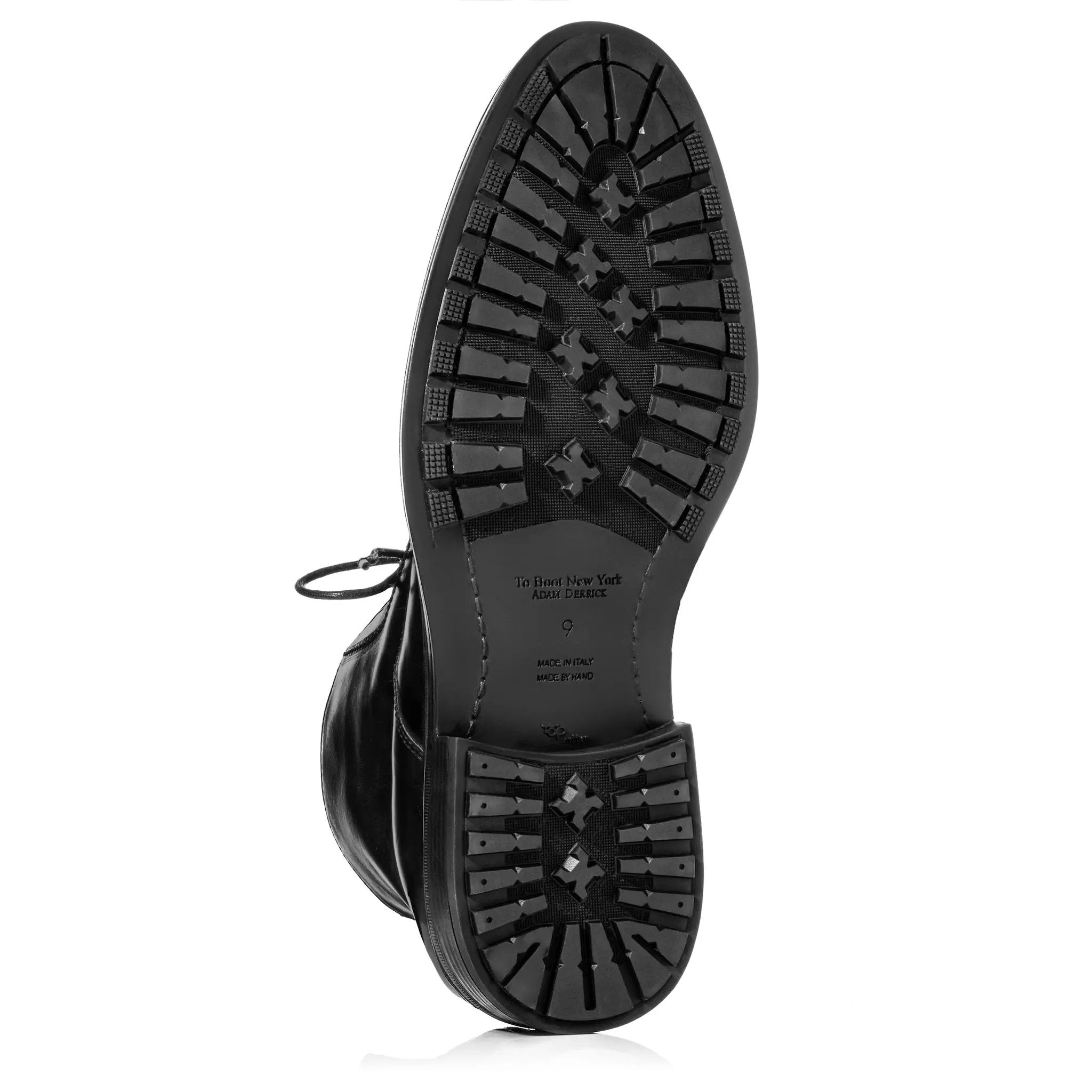 Major Black Calf Lace-Up Boot by To Boot New York