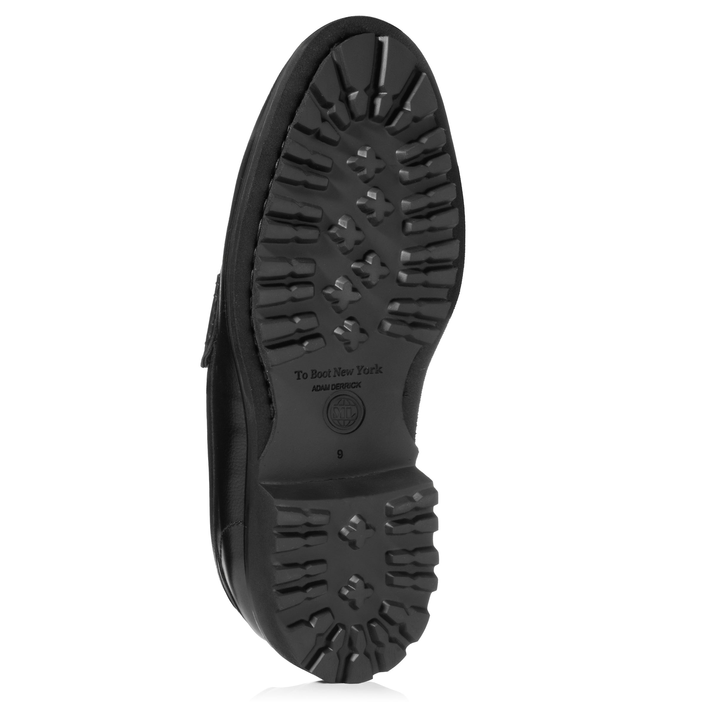 O’Conner Black Textured Calf