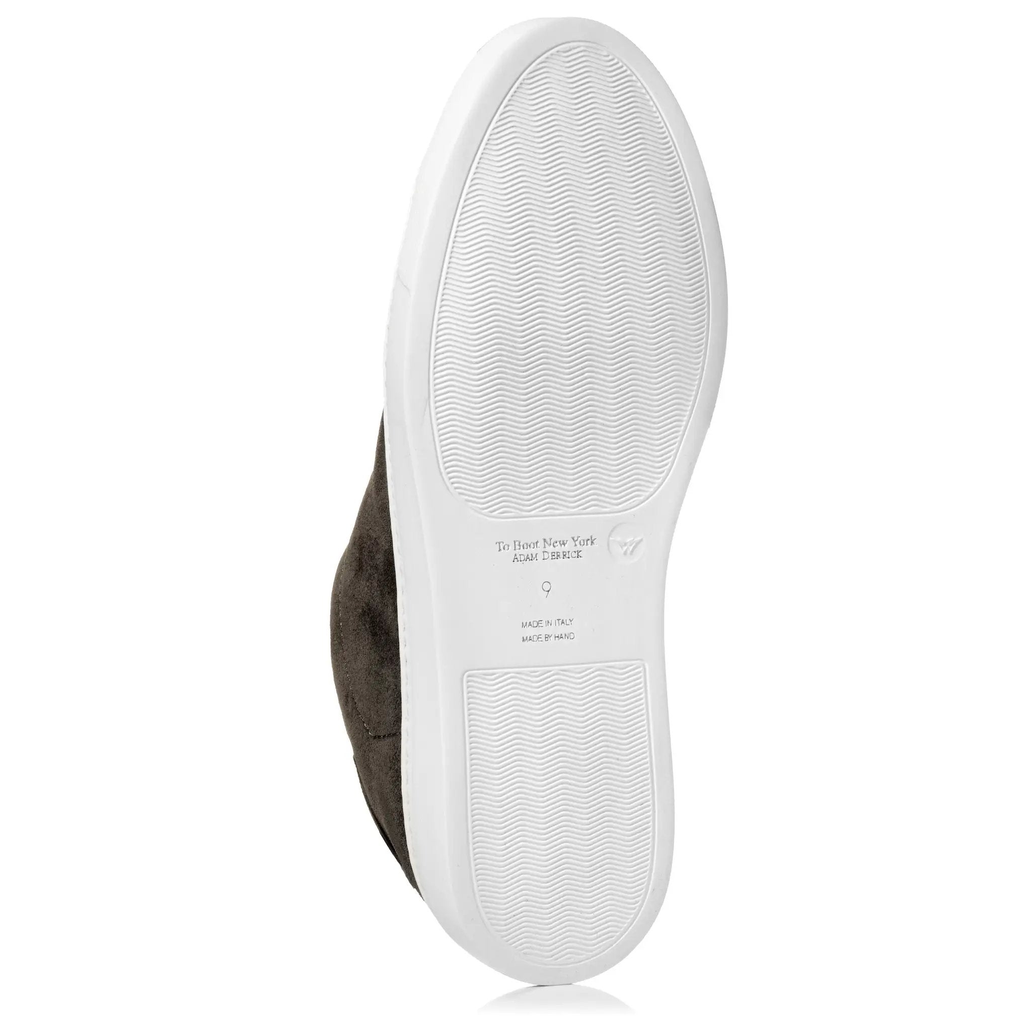Stone Grey Suede Slip-On Sneaker by To Boot New York
