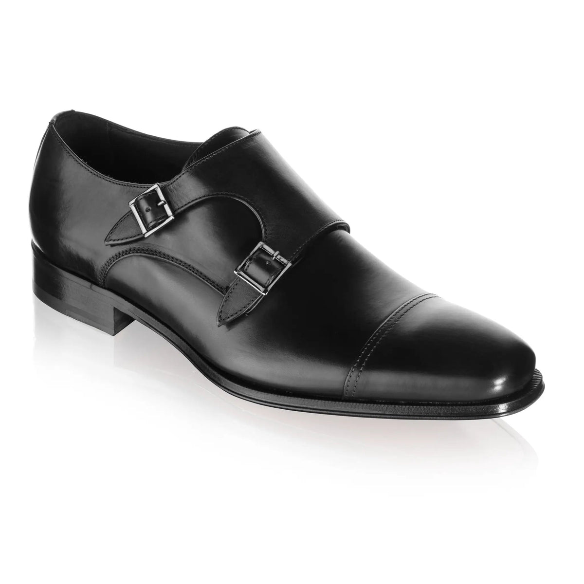 To Boot New York Grant Double Monk Strap Shoes Black 13
