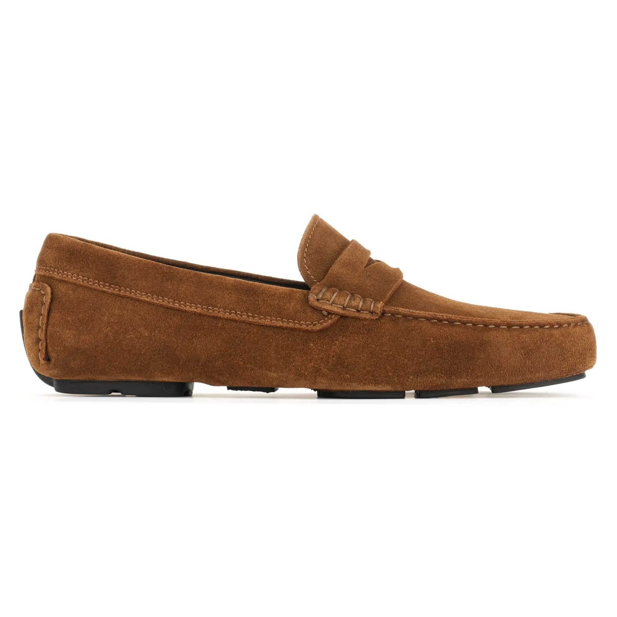 Mitchum Mid-Brown Suede Driving Shoe by To Boot New York
