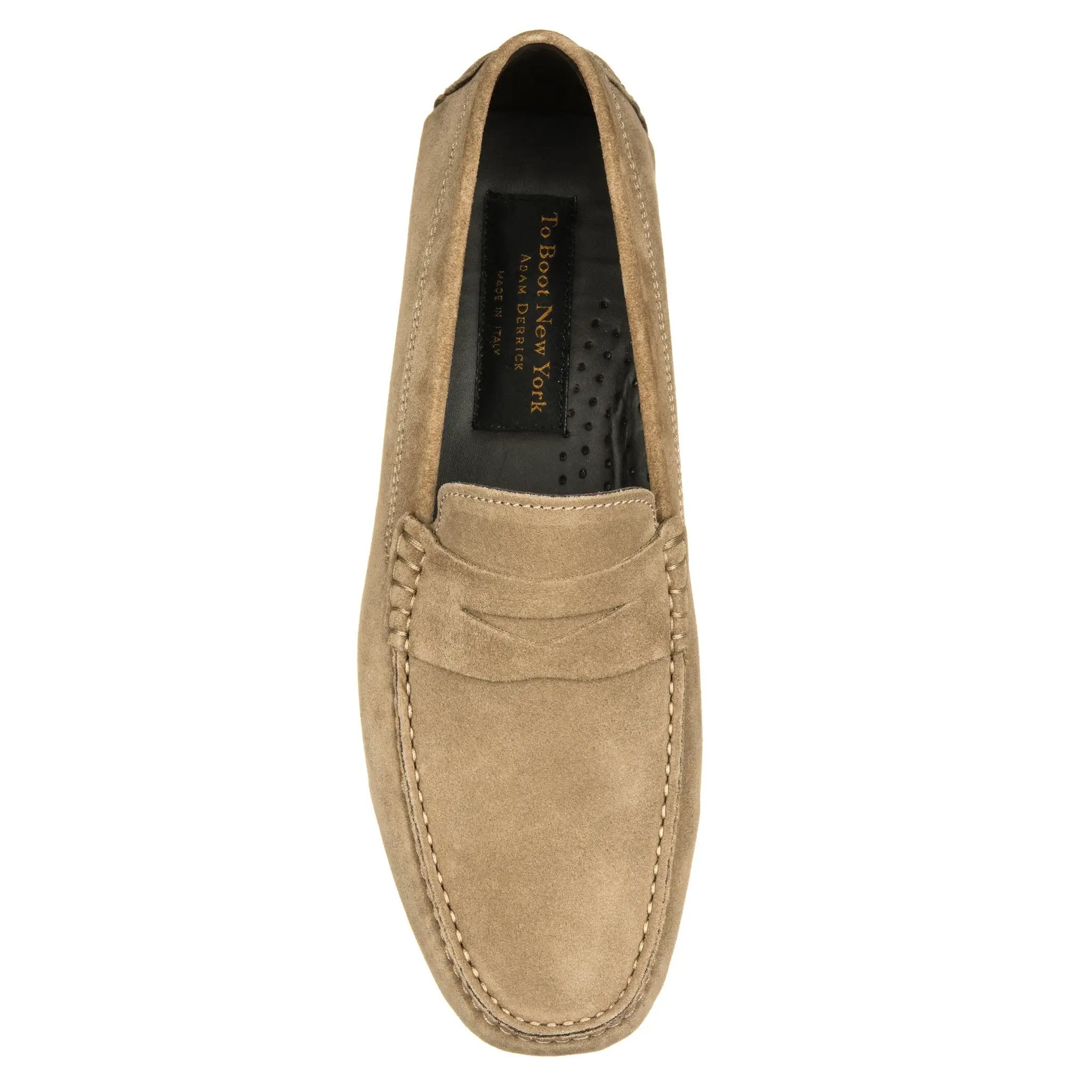 Mitchum Taupe Suede Driving Shoe by To Boot New York