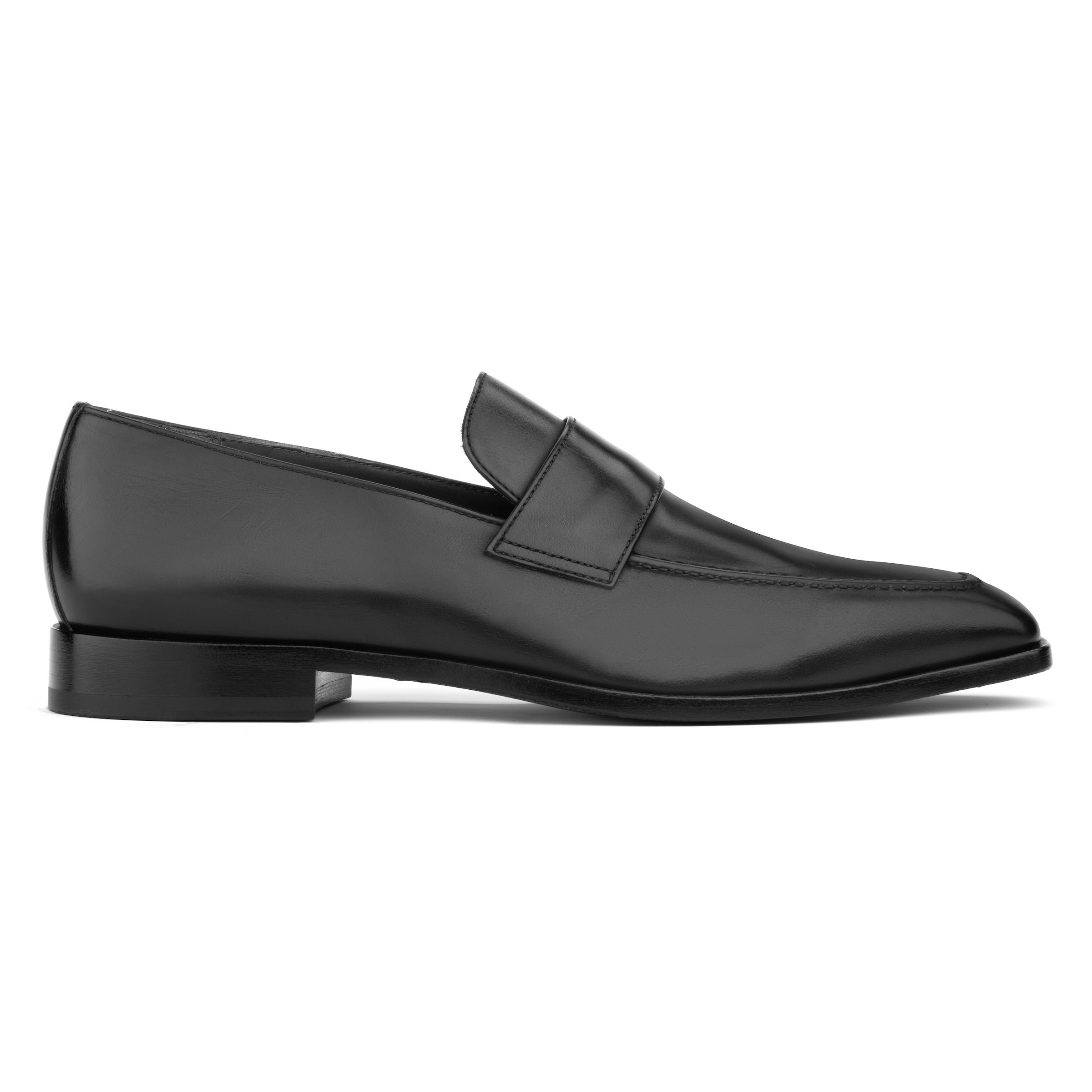 Procida Black Calf Slip On