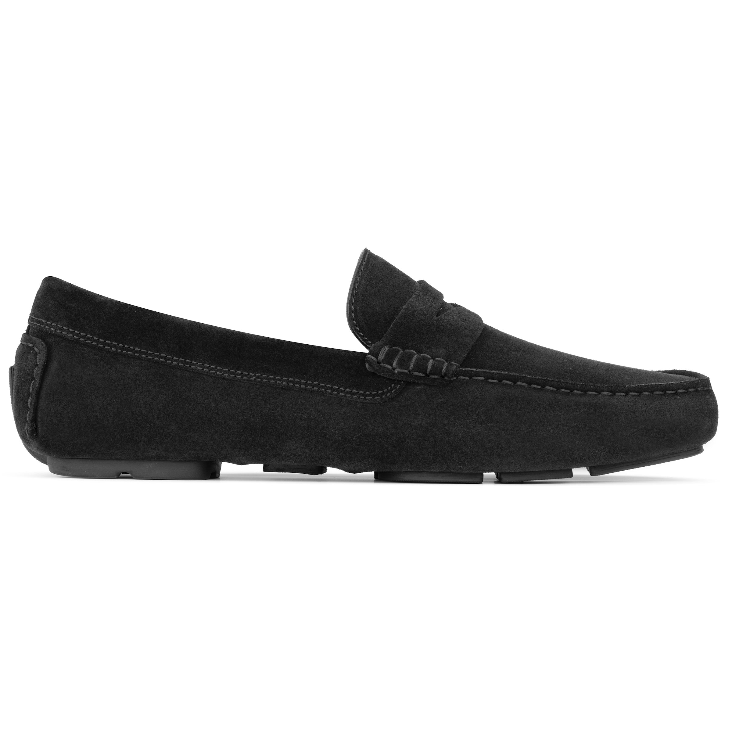 Mitchum Black Suede Driving Shoe