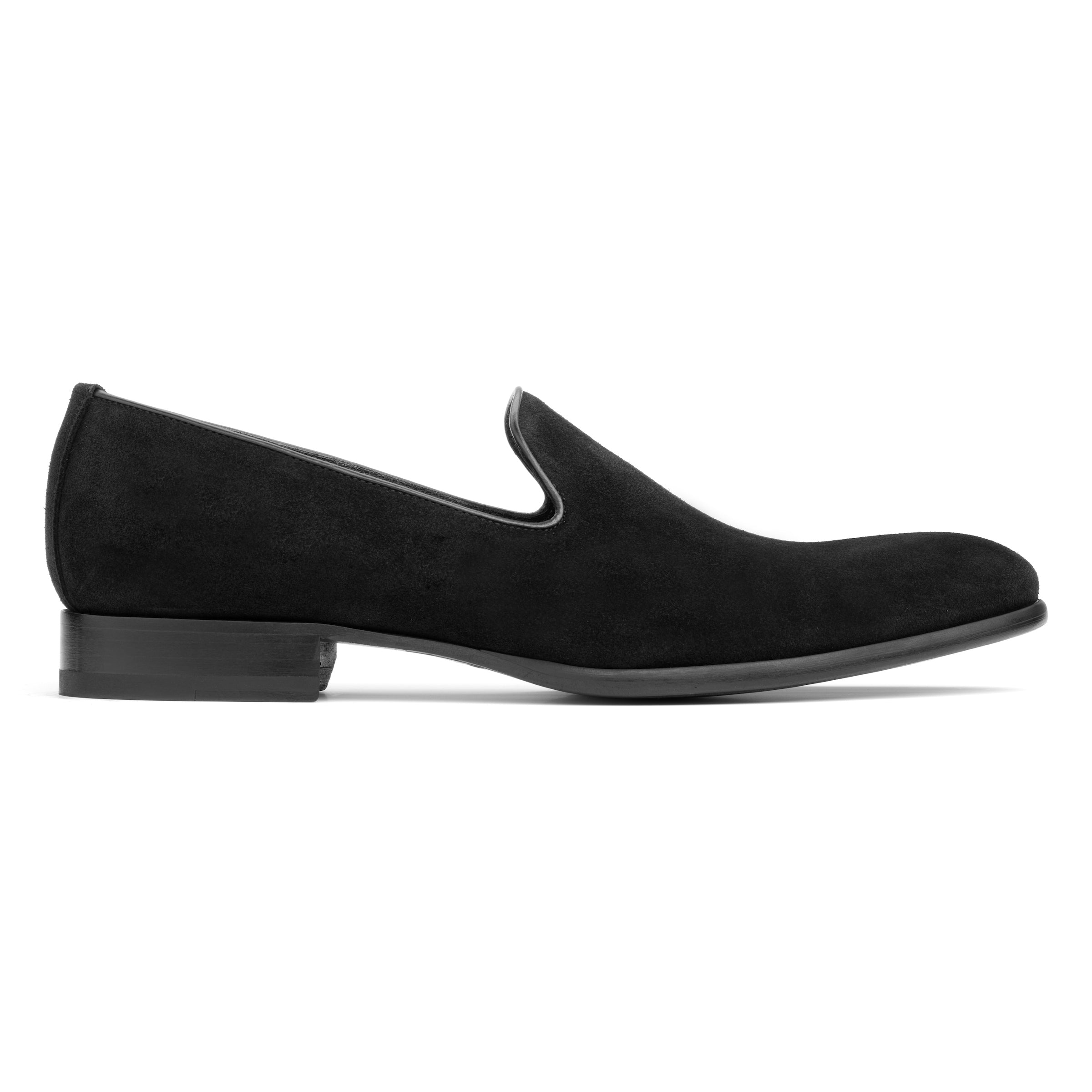 Pryce Black Suede Slip On