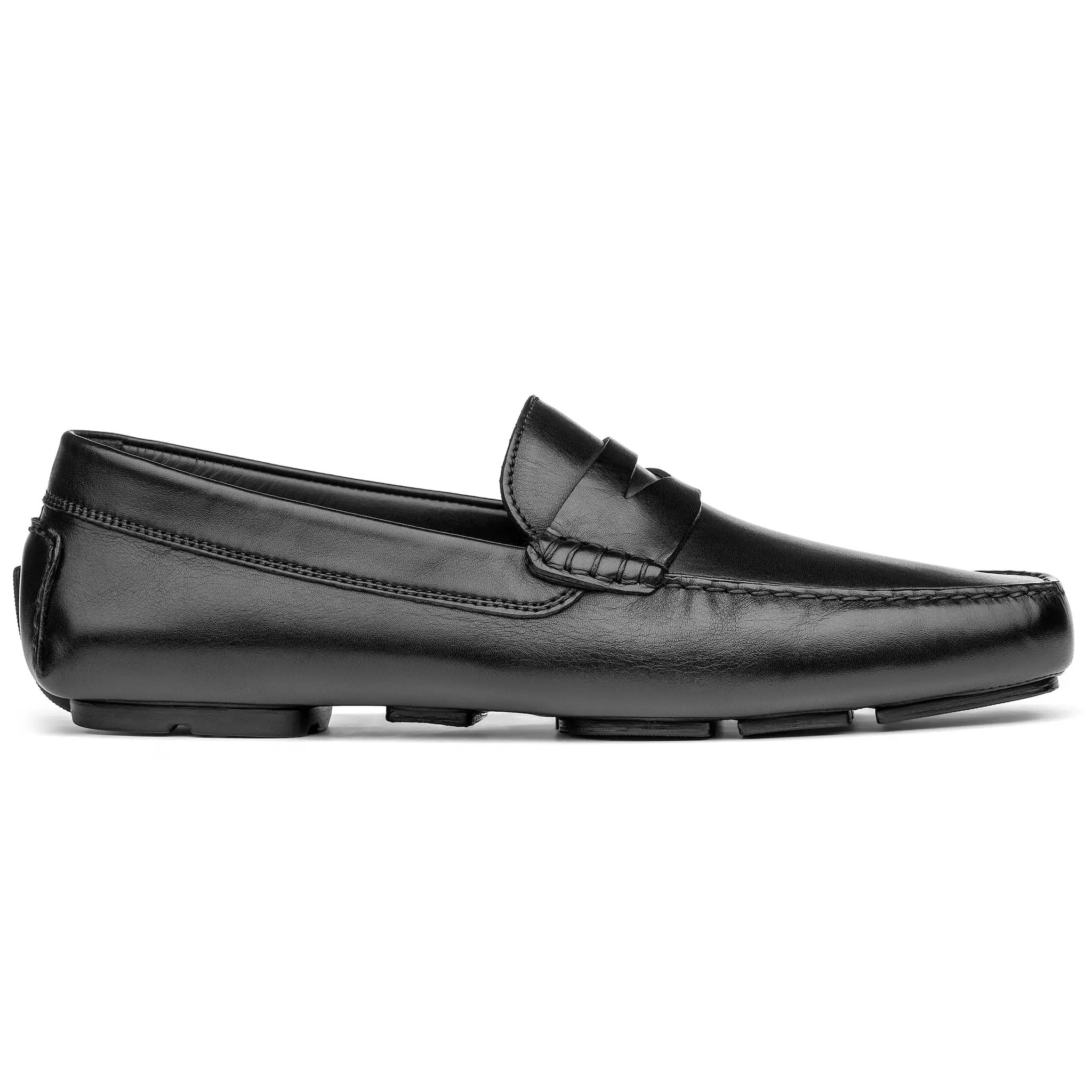 Palo Alto Black Penny Driving Loafer by To Boot New York