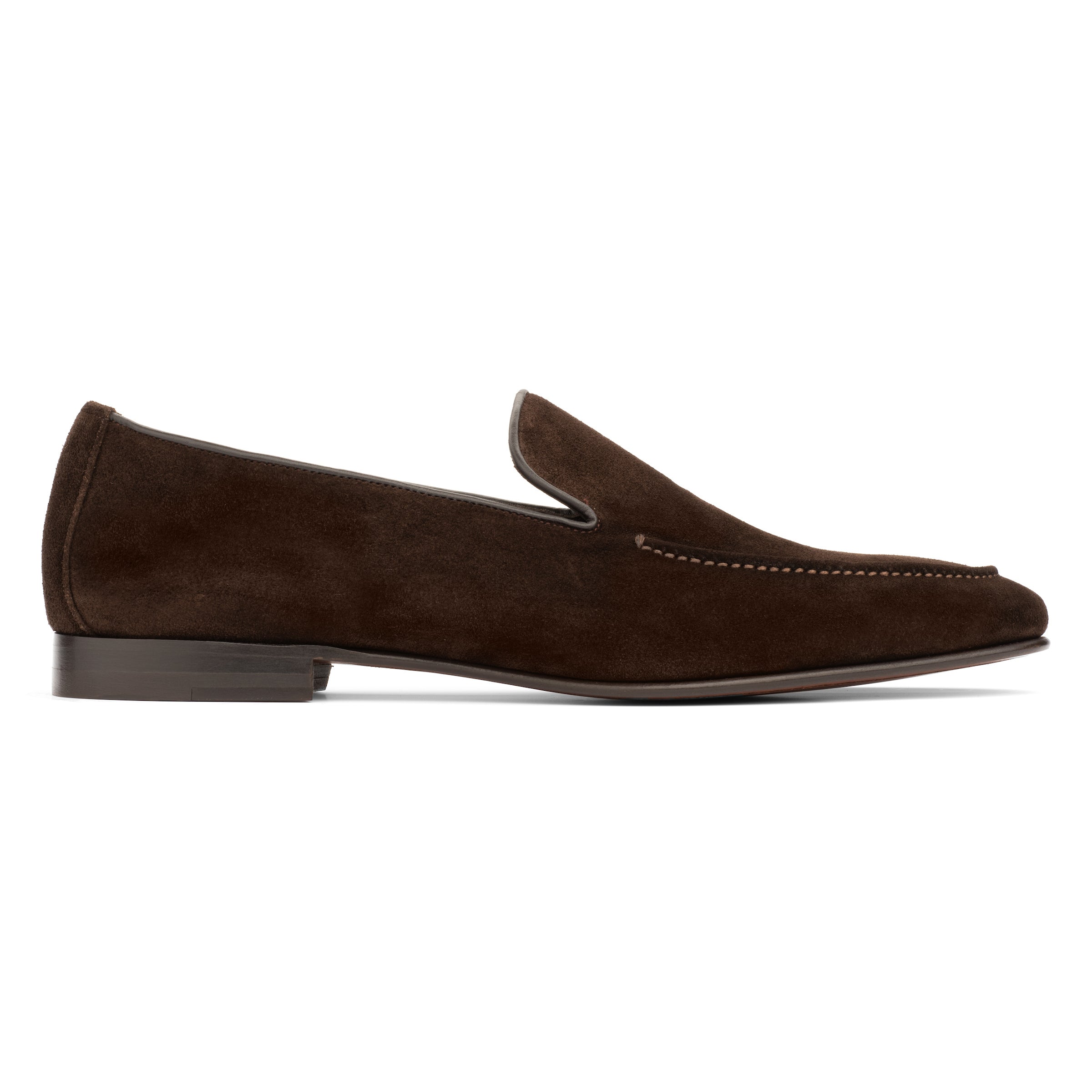 Beamon Dark Brown Suede Slip on