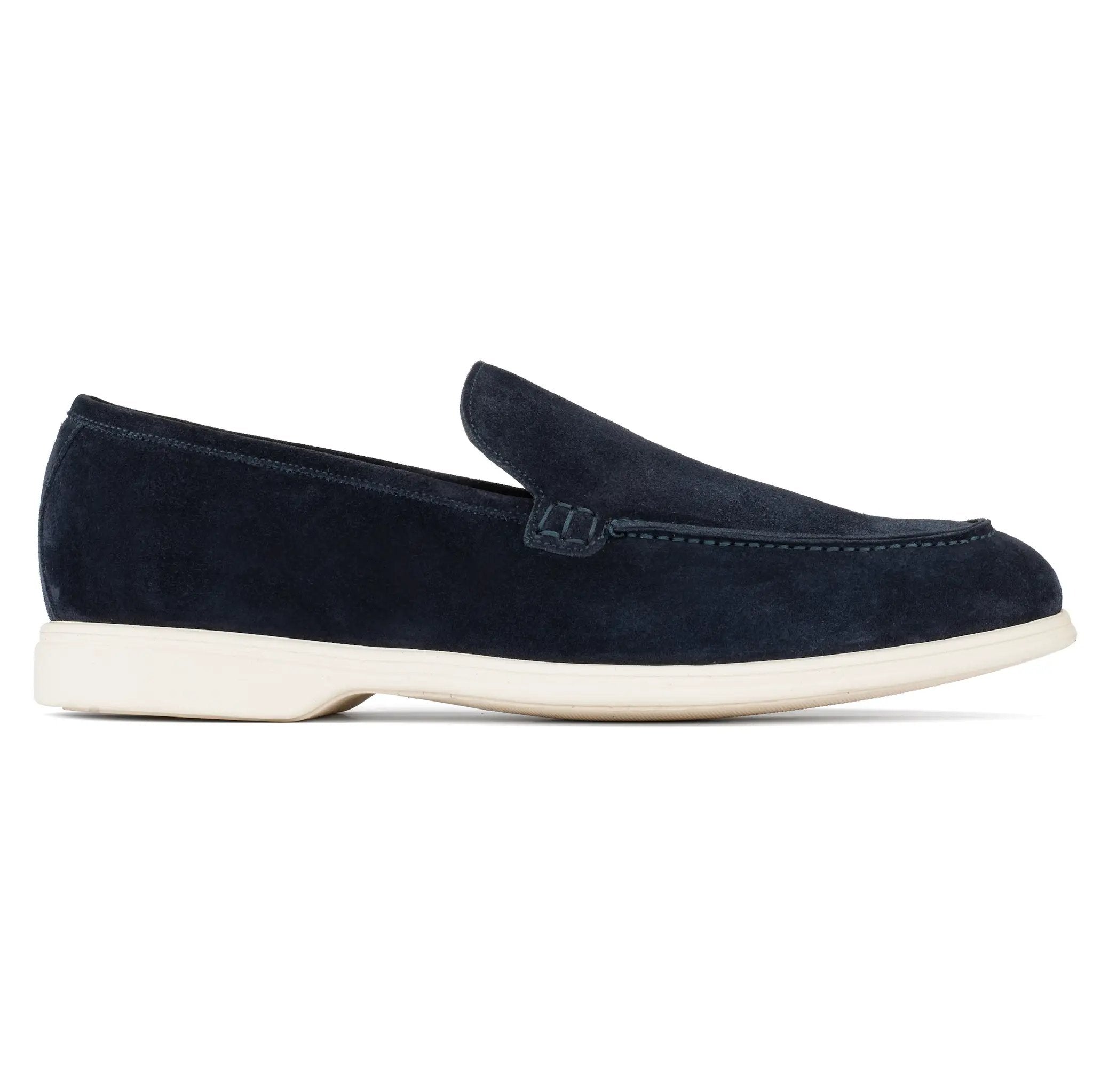 Cassidy Navy Suede Slip-On Loafer by To Boot New York