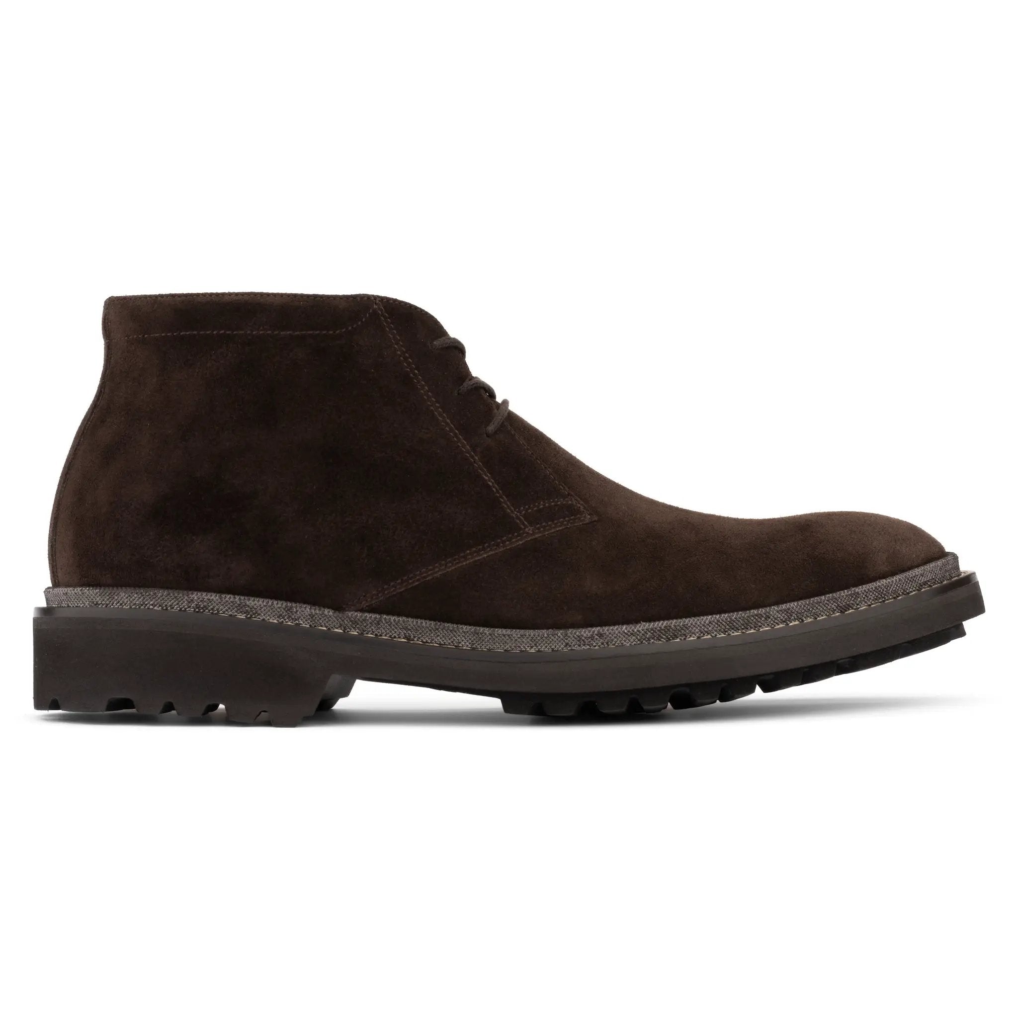Javier Dark Brown Suede Desert Boot by To Boot New York