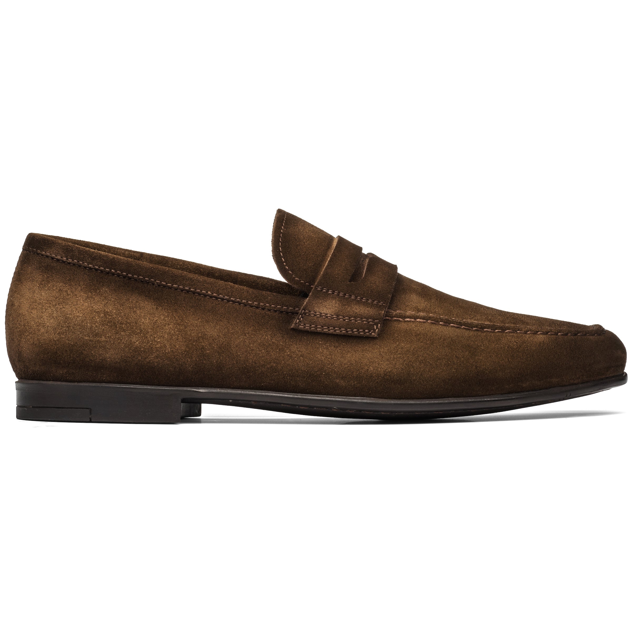 Corbin Medium Brown Suede Loafer